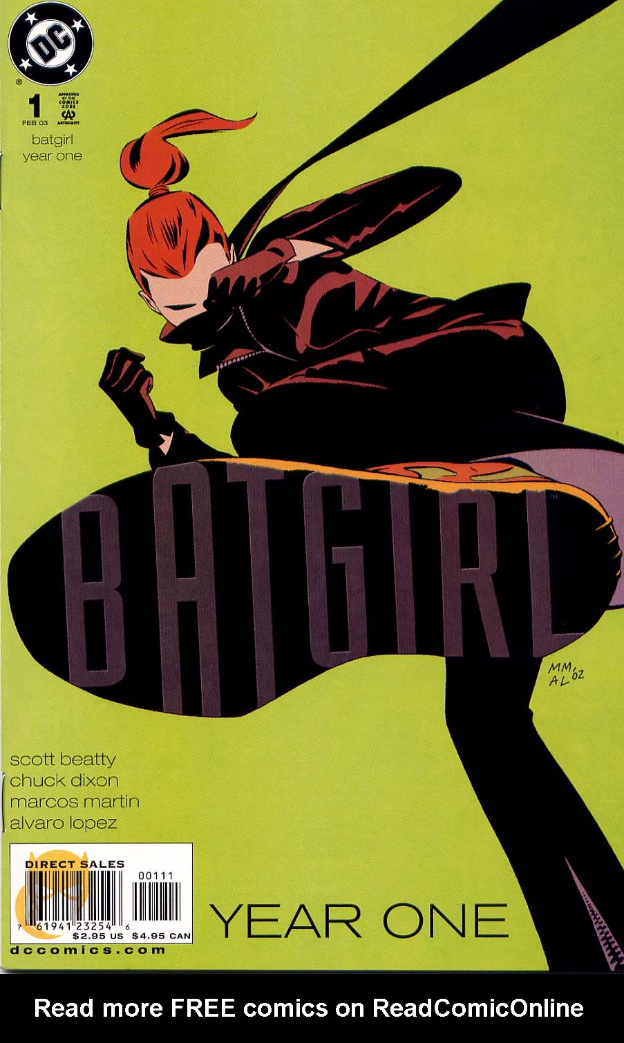 Read online Batgirl Year One comic -  Issue #1 - 1