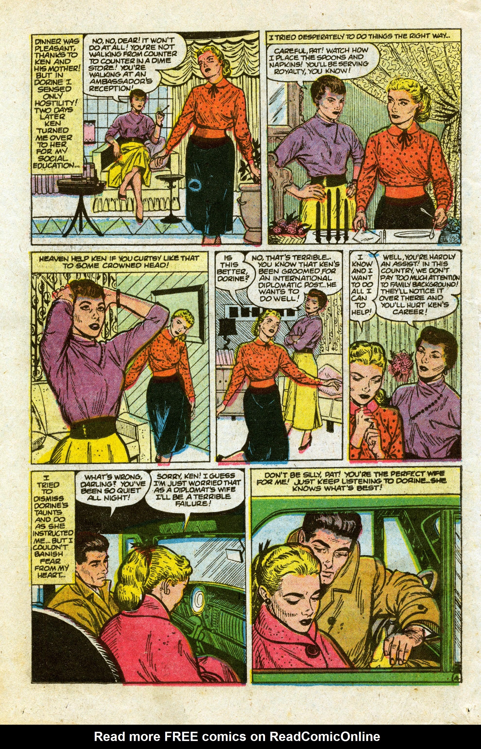 Read online Love Romances comic -  Issue #40 - 14