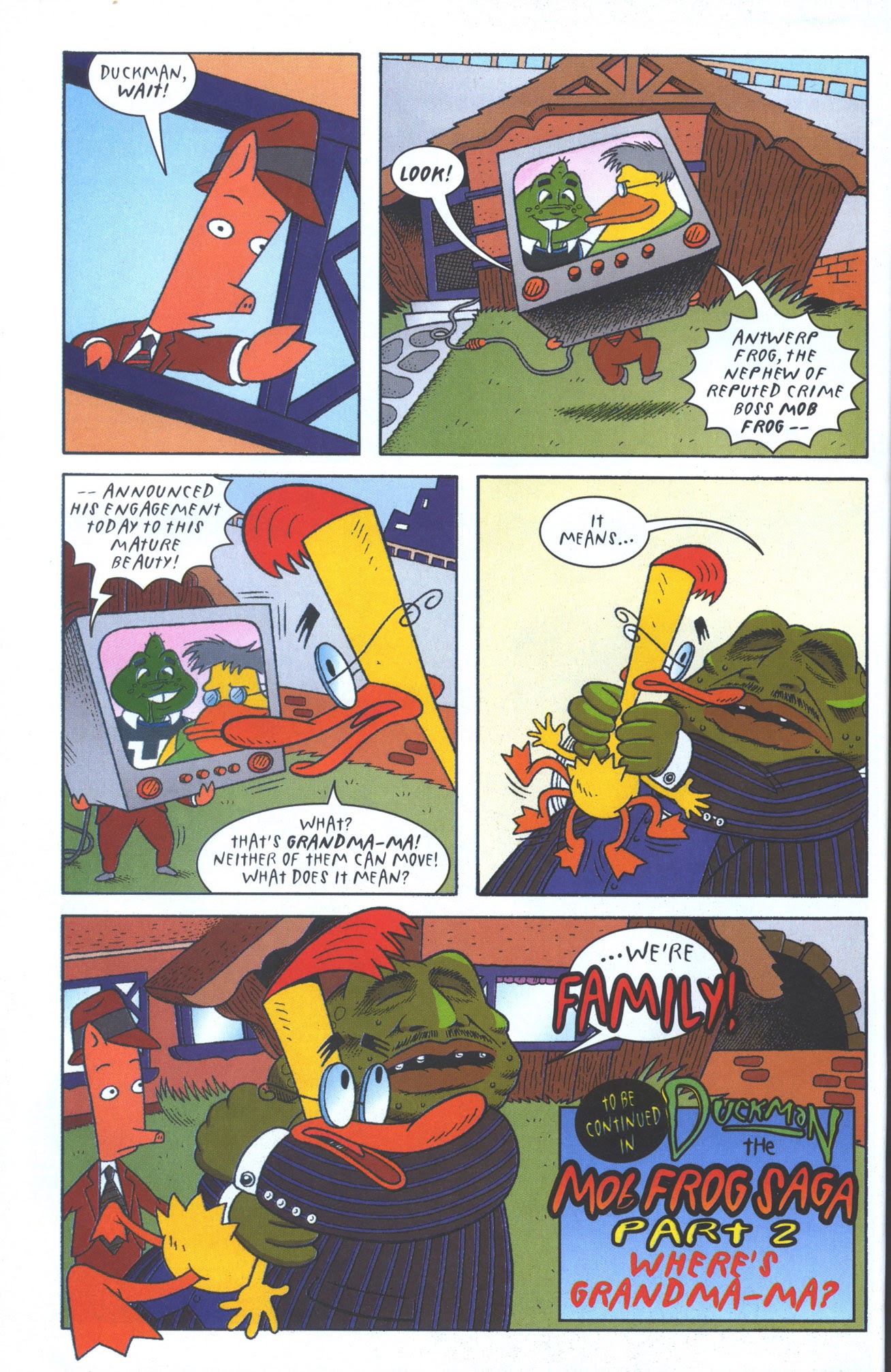 Read online Duckman : The Mob Frog Saga comic -  Issue #1 - 28