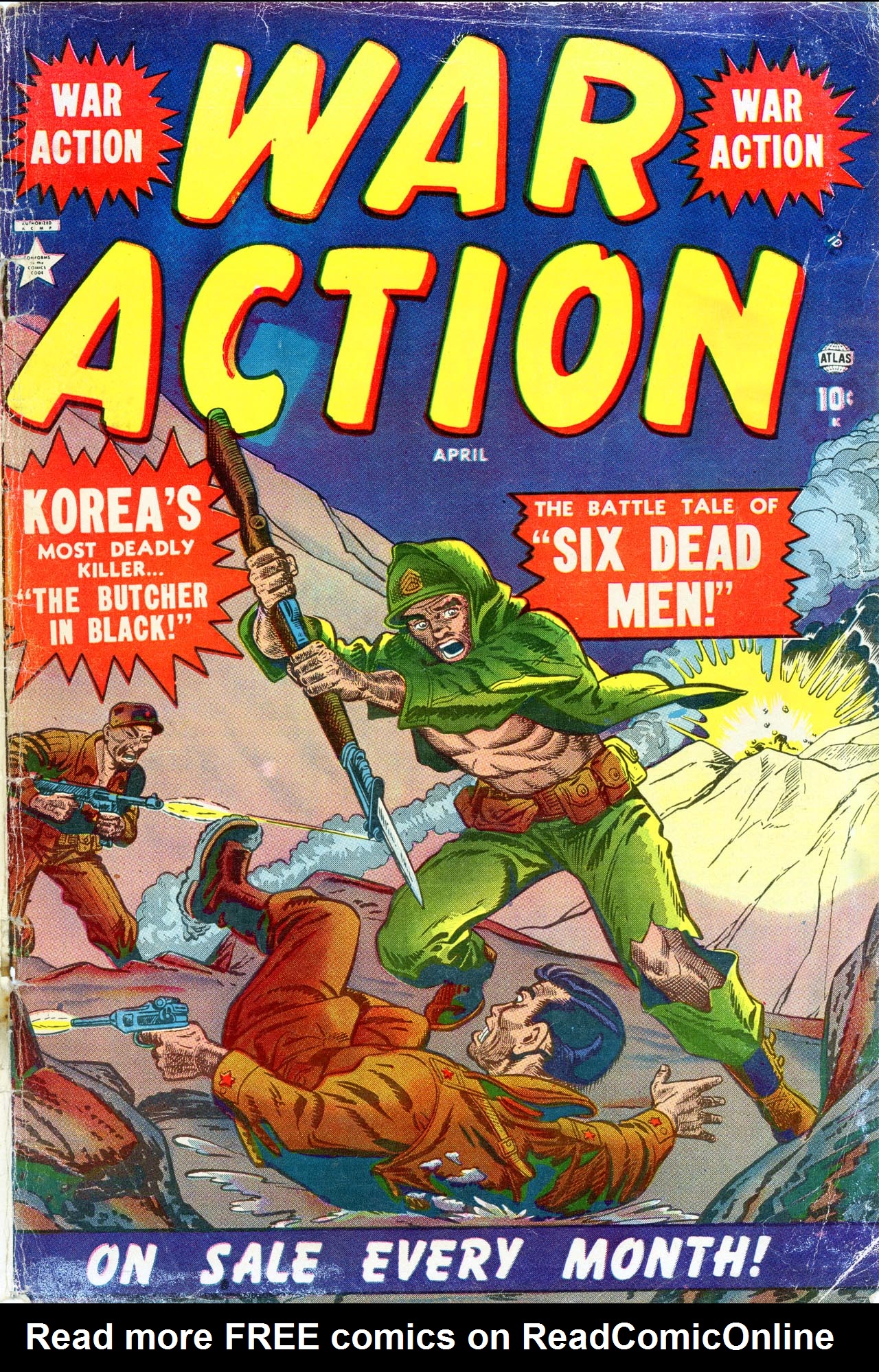Read online War Action comic -  Issue #1 - 1