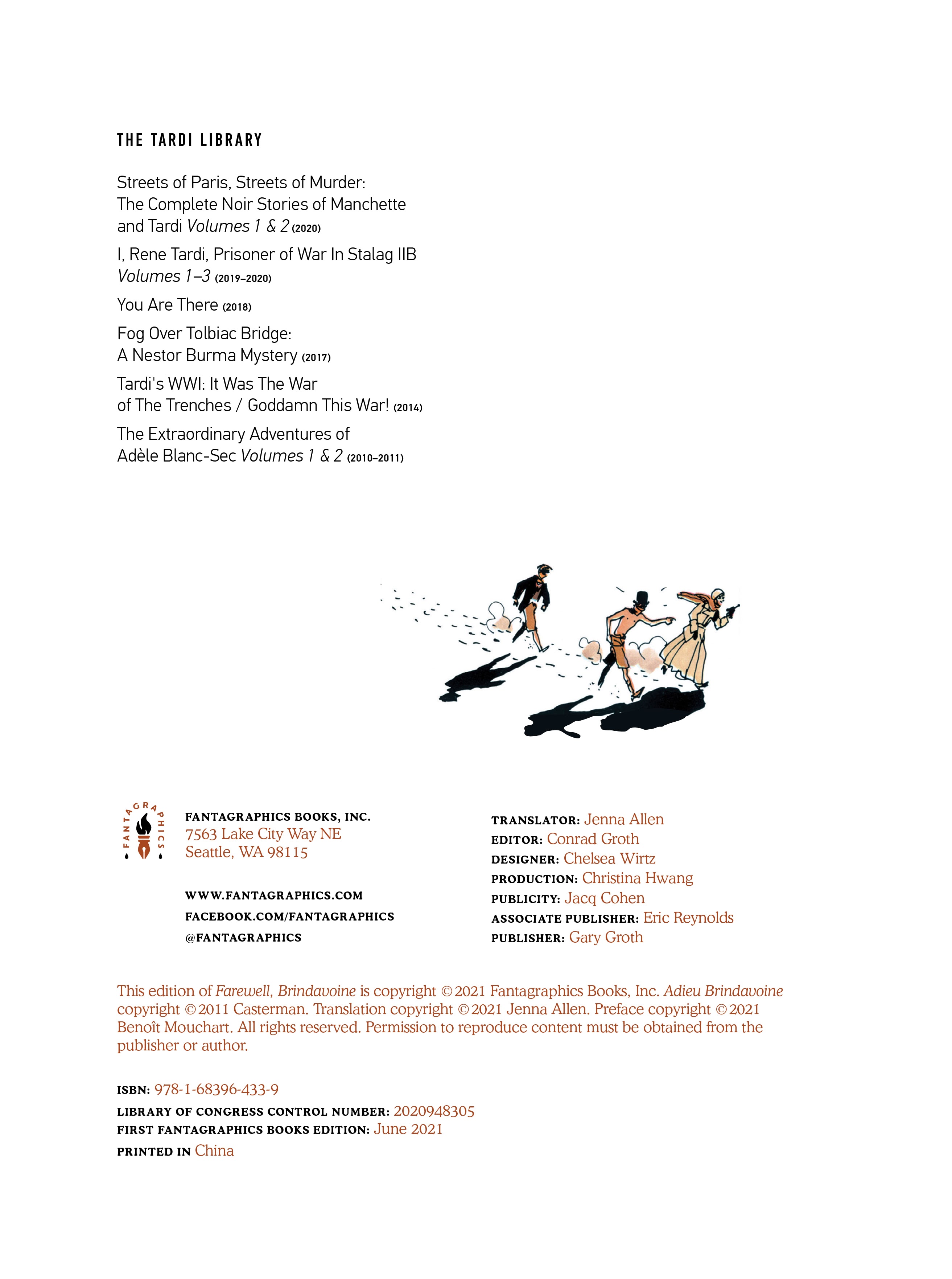 Read online Farewell, Brindavoine comic -  Issue # Full - 64