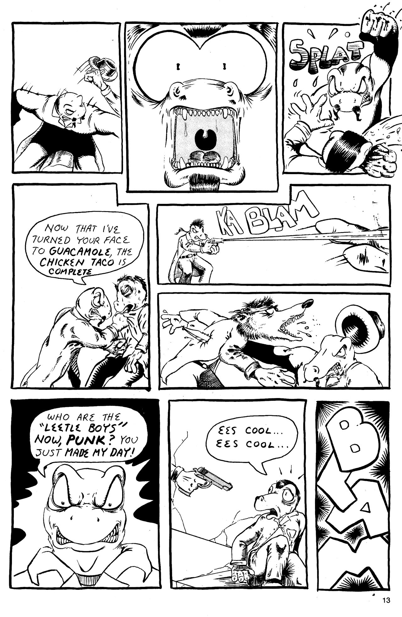 Read online Cold-Blooded Chameleon Commandos comic -  Issue #2 - 14