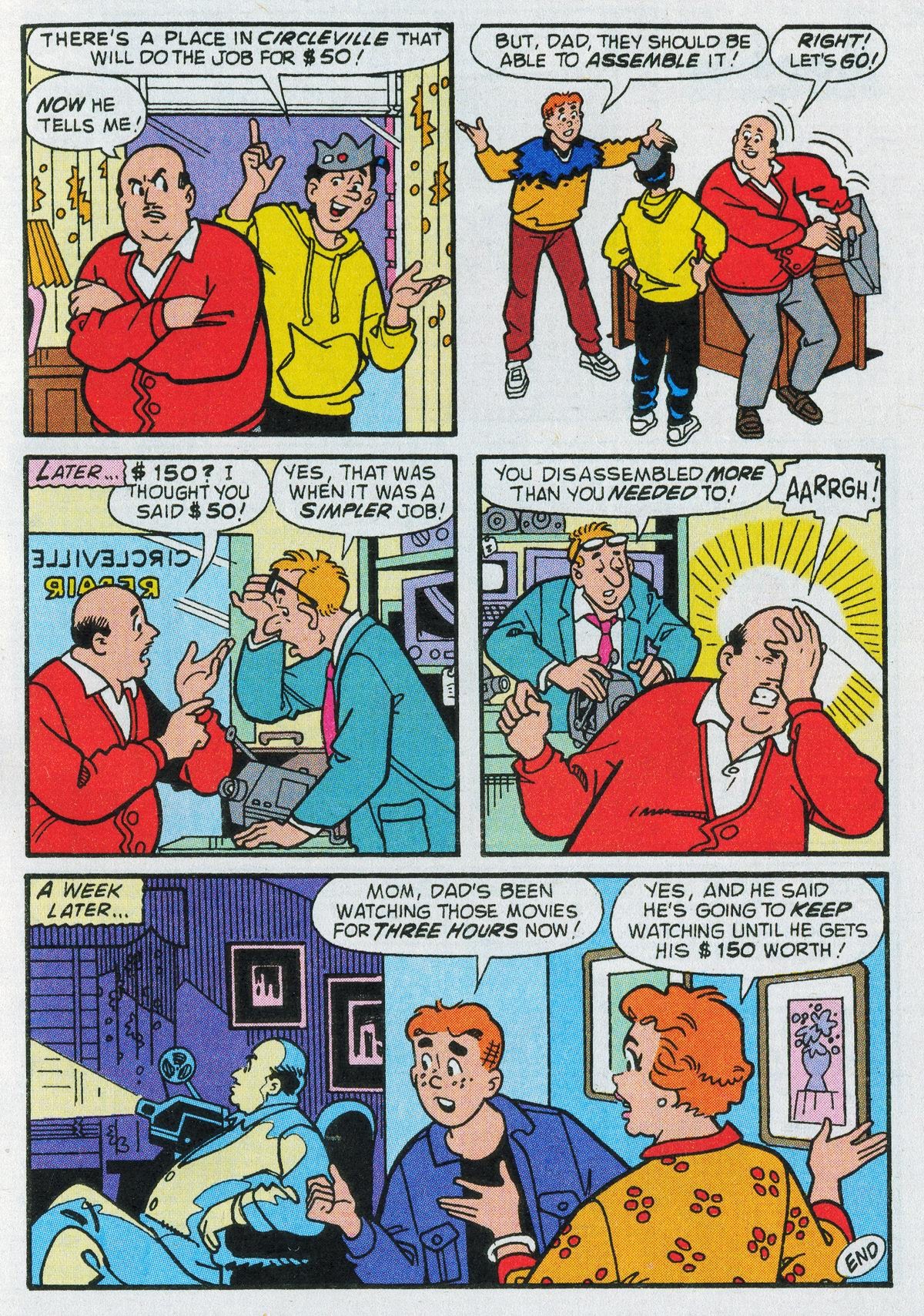 Read online Archie's Double Digest Magazine comic -  Issue #160 - 147