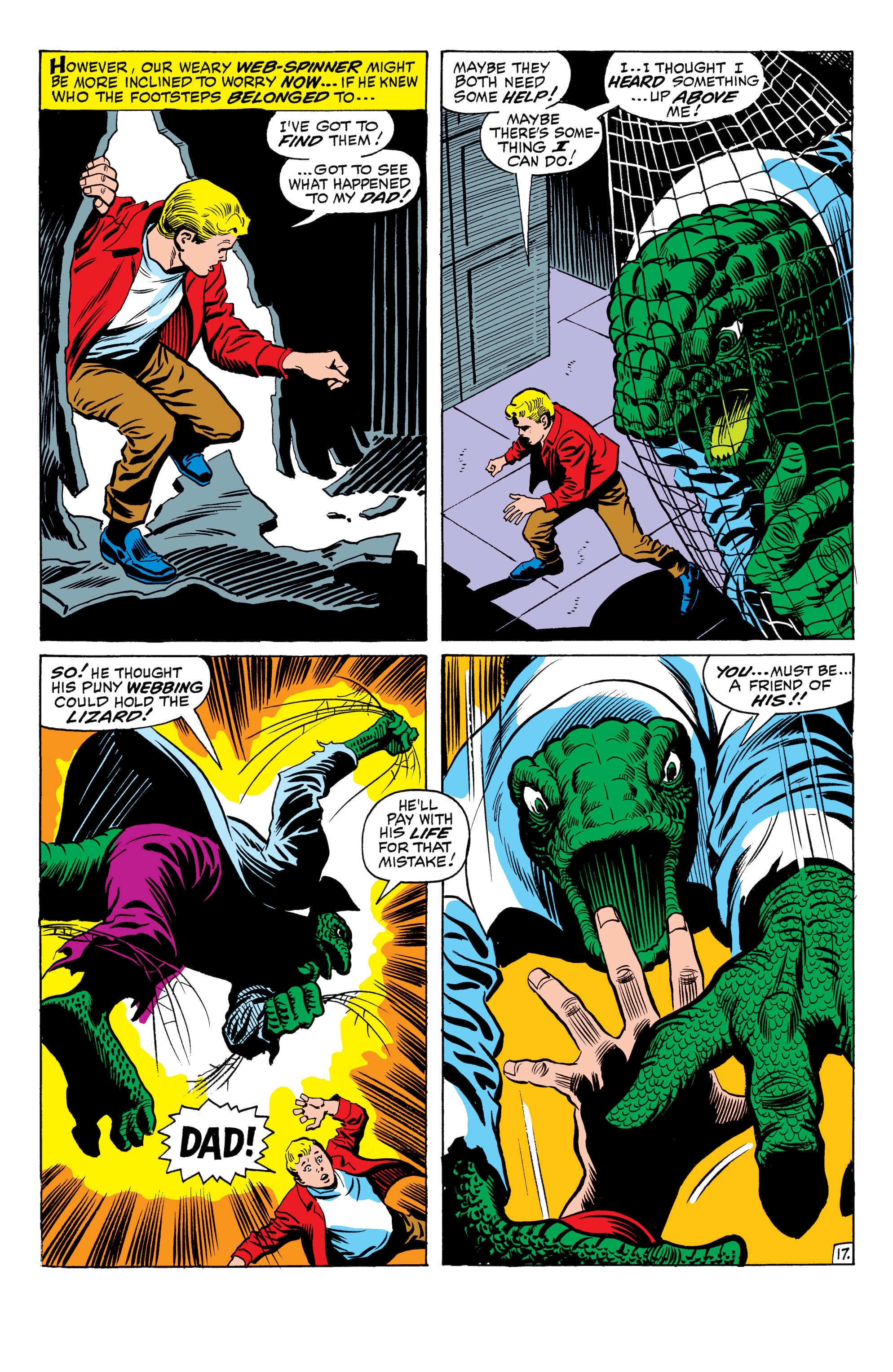 Read online Amazing Spider-Man Epic Collection comic -  Issue # The Secret of the Petrified Tablet (Part 3) - 60