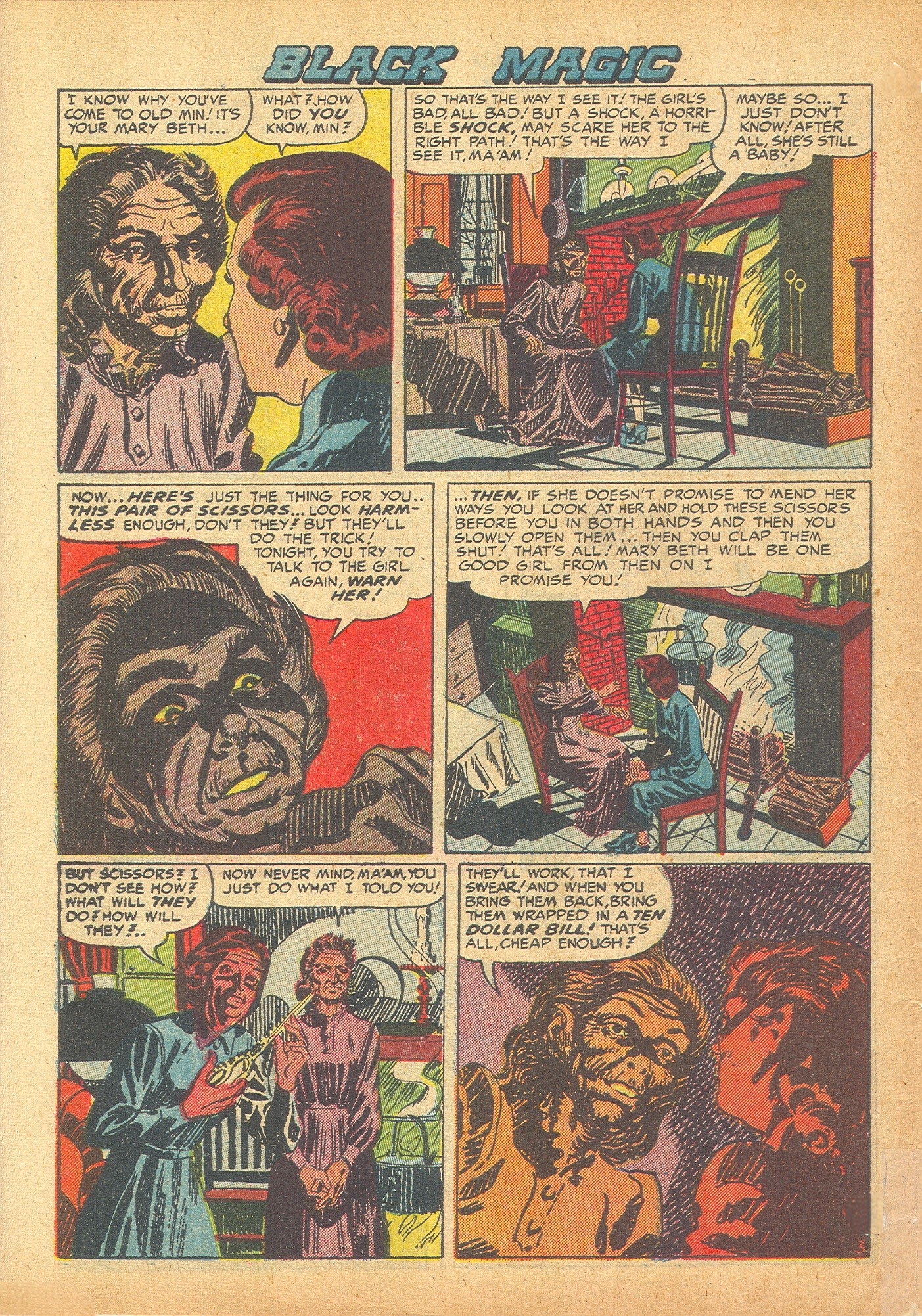 Read online Black Magic (1950) comic -  Issue #6 - 38