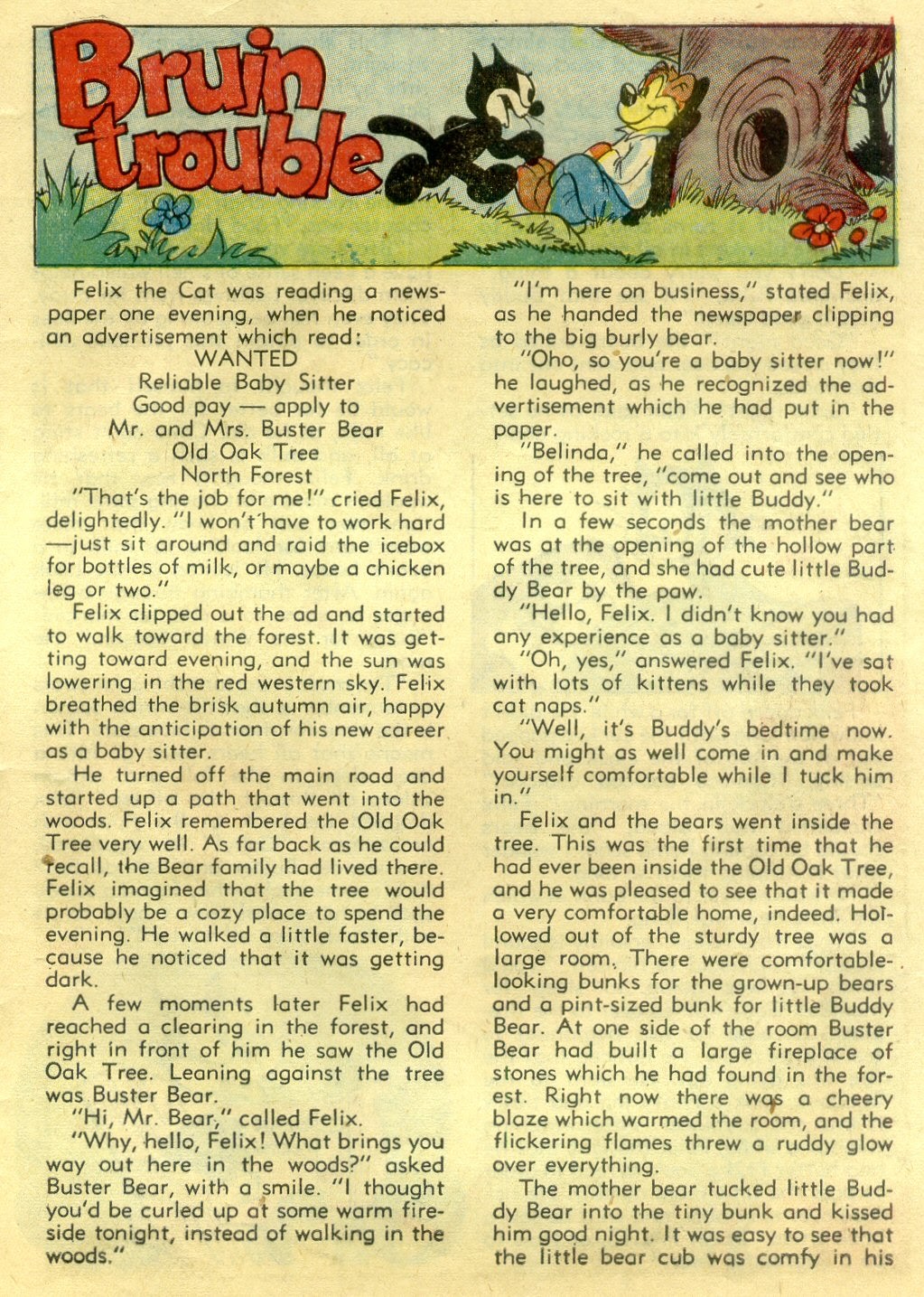 Read online Felix the Cat (1948) comic -  Issue #1 - 43