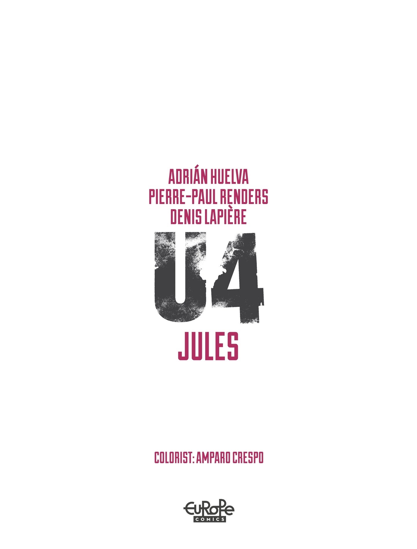 Read online U4: Jules comic -  Issue # TPB - 2