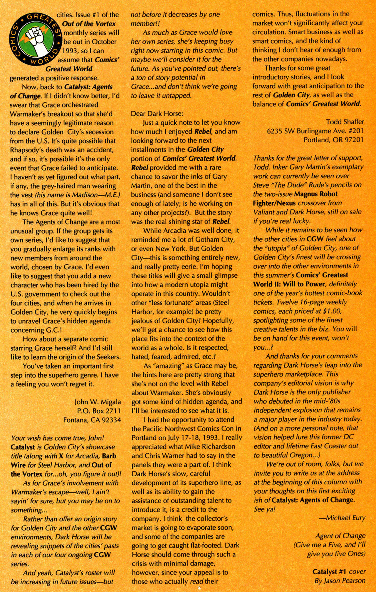 Read online Catalyst: Agents of Change comic -  Issue #1 - 26