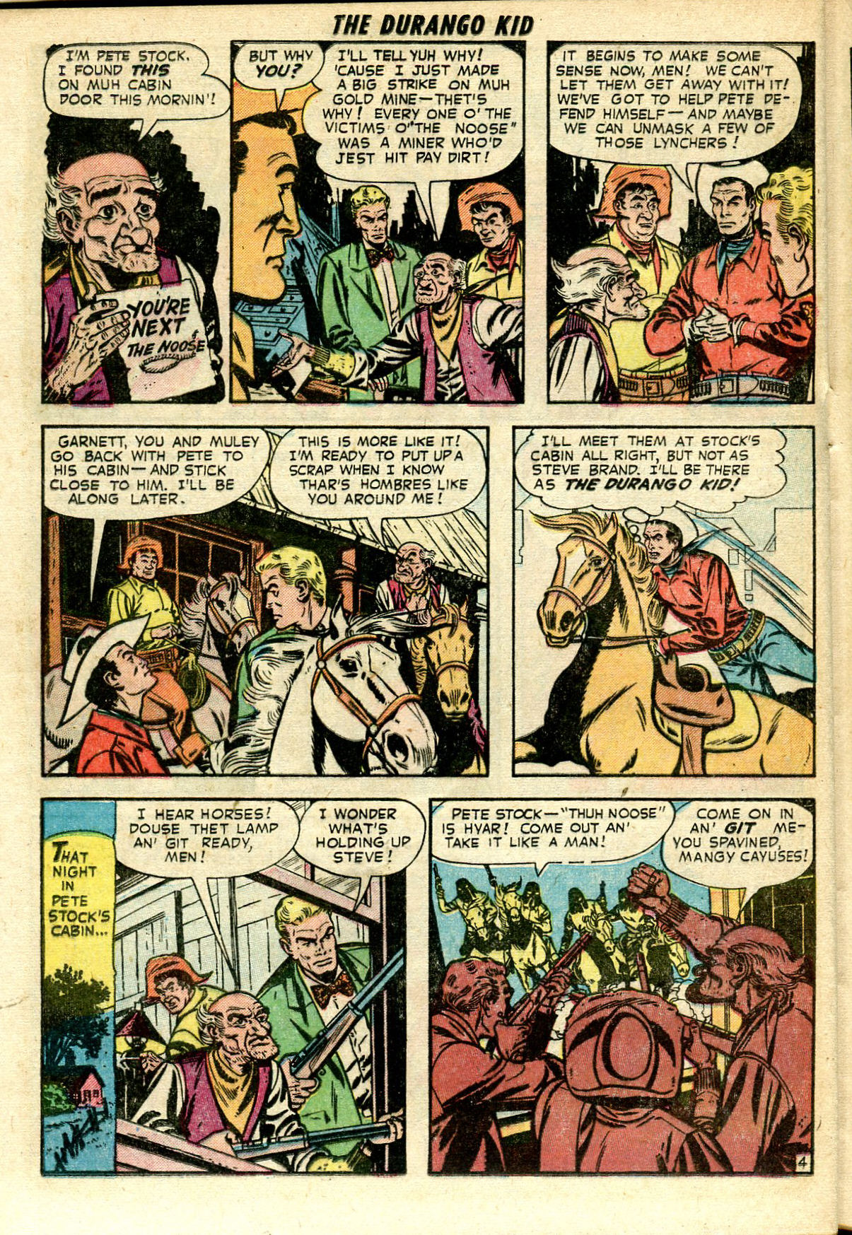 Read online Charles Starrett as The Durango Kid comic -  Issue #13 - 22