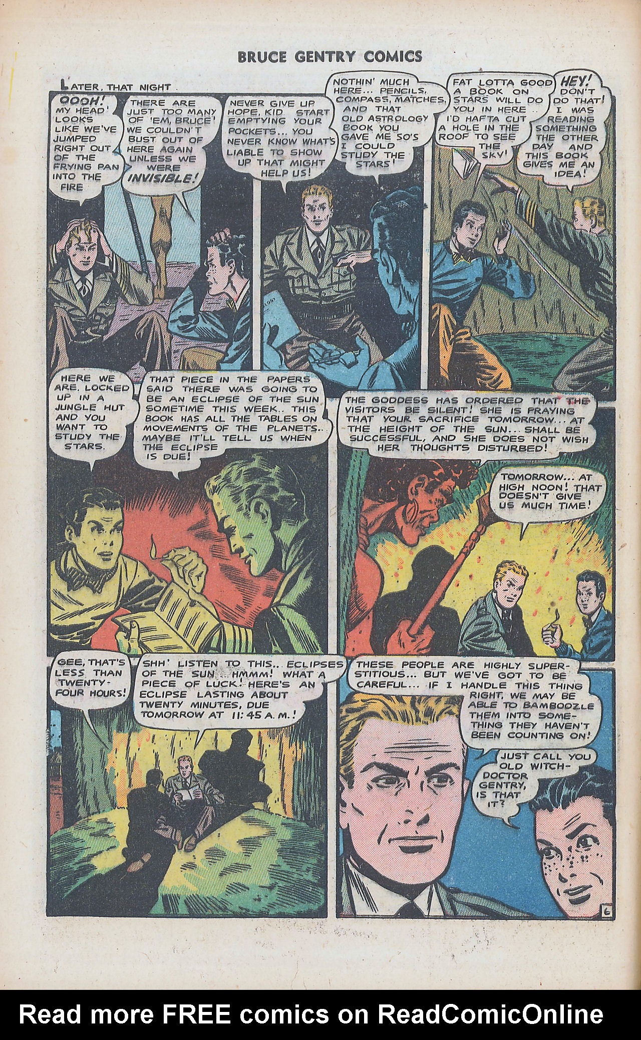 Read online Bruce Gentry comic -  Issue #7 - 8