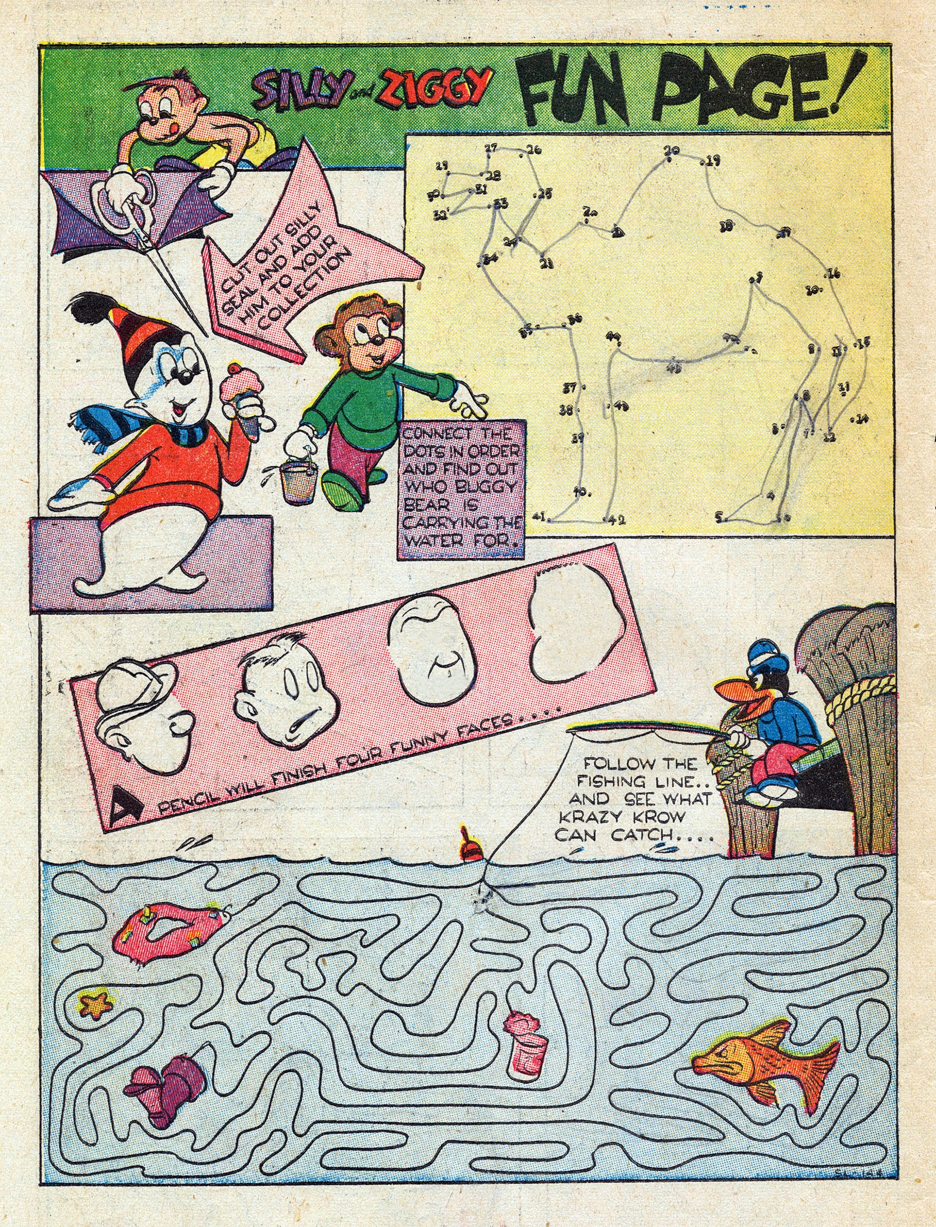 Read online Ziggy Pig-Silly Seal Comics (1944) comic -  Issue #5 - 48