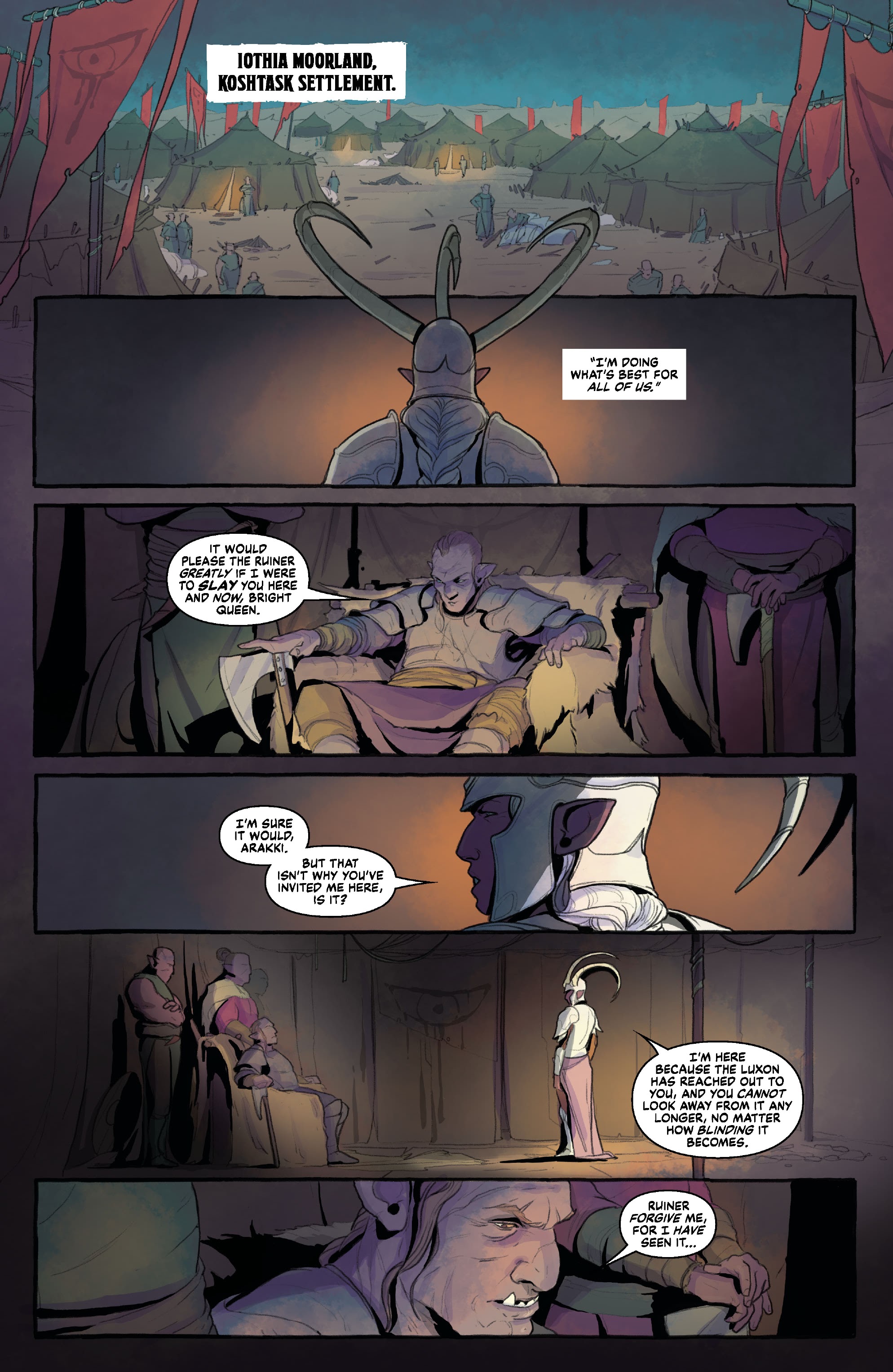 Read online Critical Role: The Tales of Exandria--The Bright Queen comic -  Issue #3 - 10