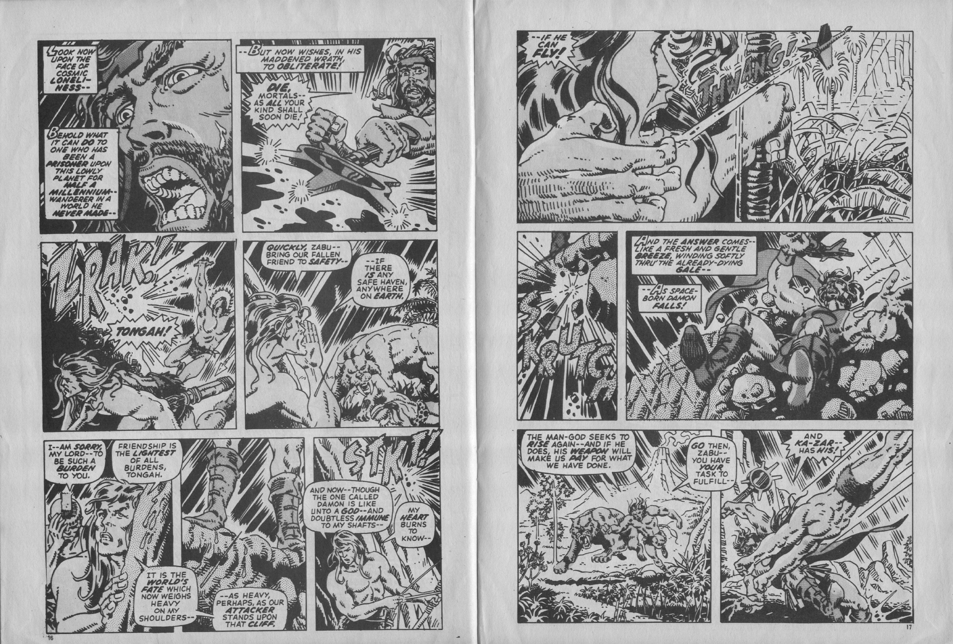 Read online Planet of the Apes (1974) comic -  Issue #8 - 9