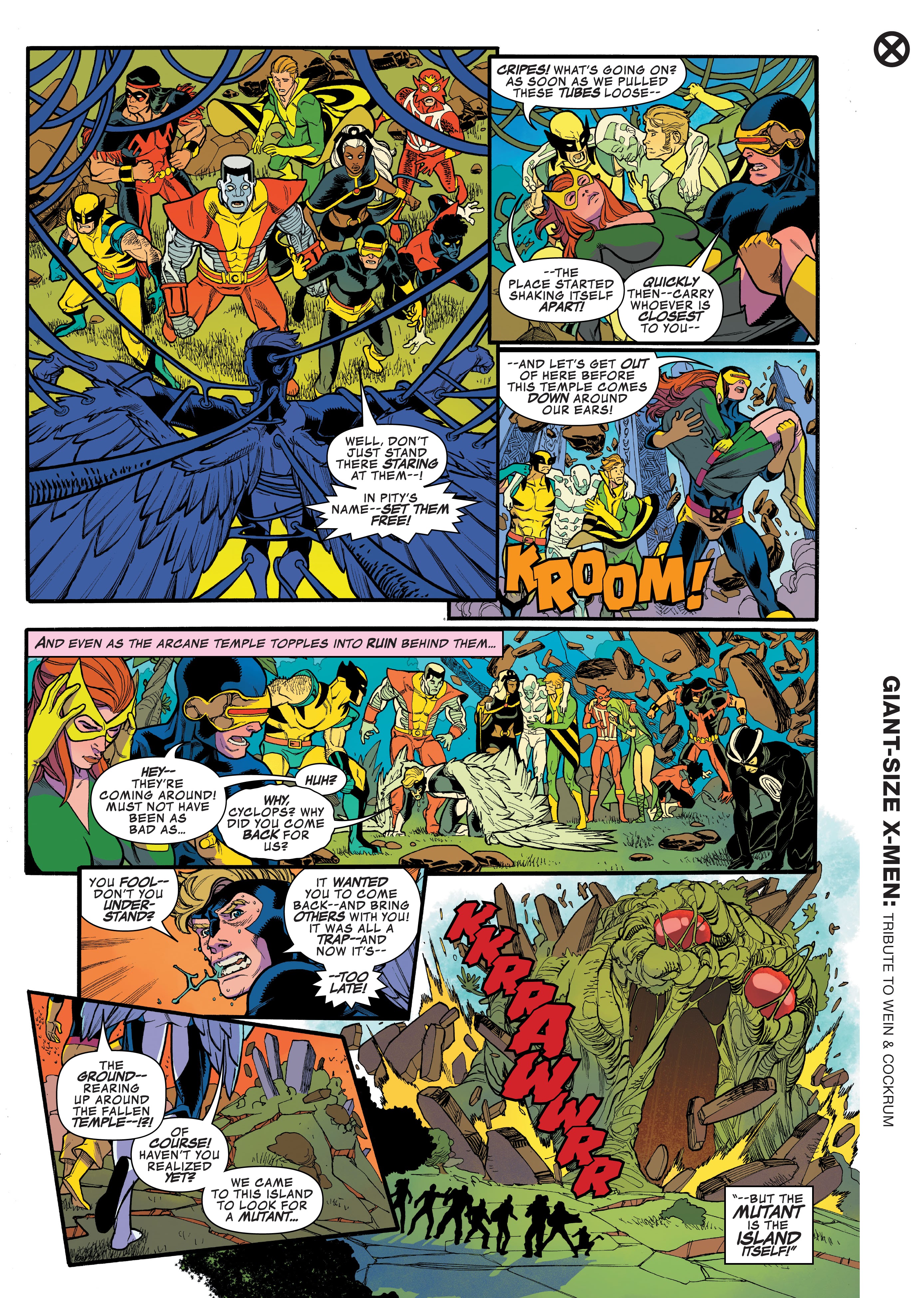 Read online Giant-Size X-Men: Tribute To Wein & Cockrum Gallery Edition comic -  Issue # TPB (Part 1) - 32