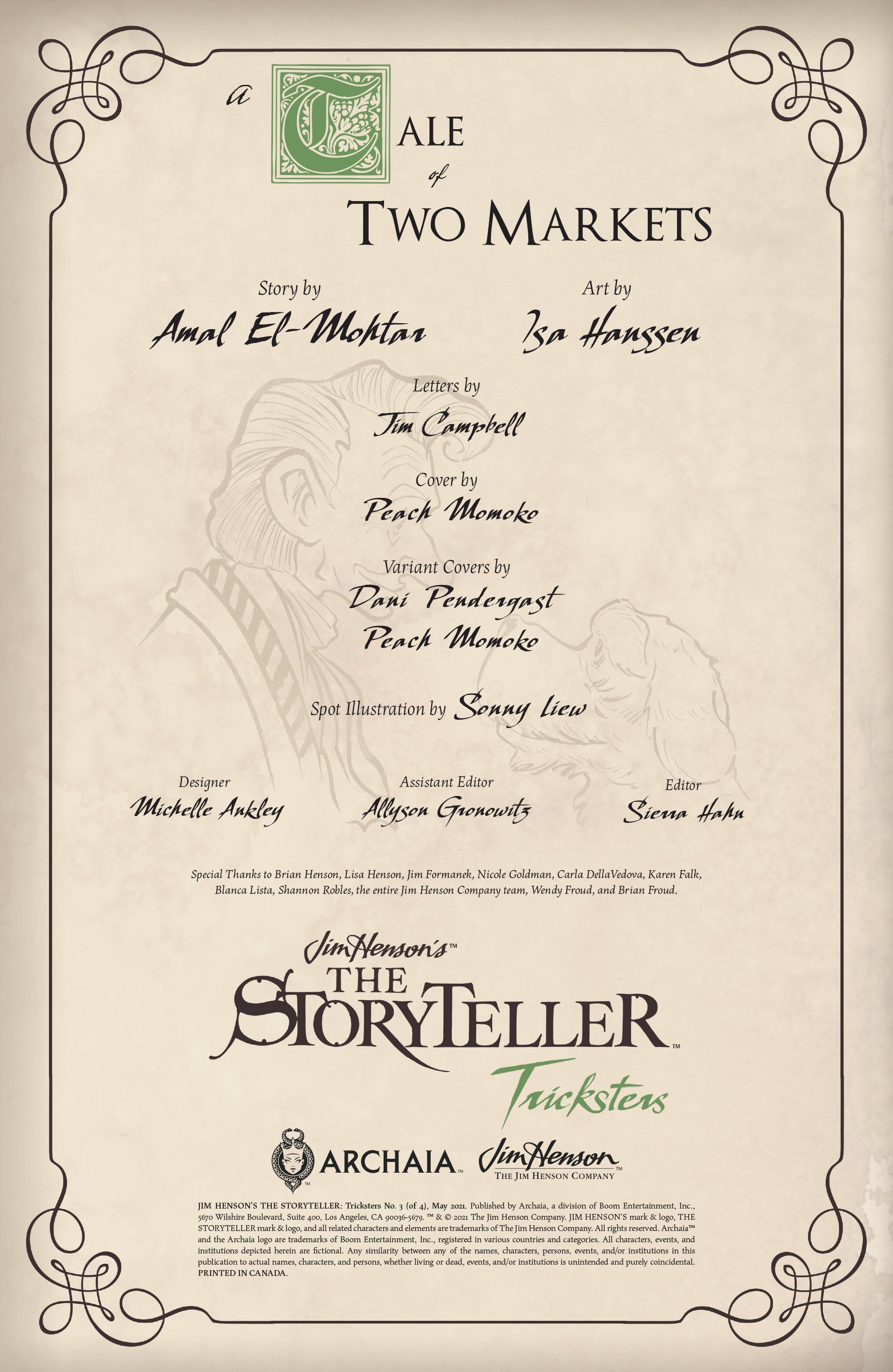 Read online Jim Henson's The Storyteller: Tricksters comic -  Issue #3 - 2
