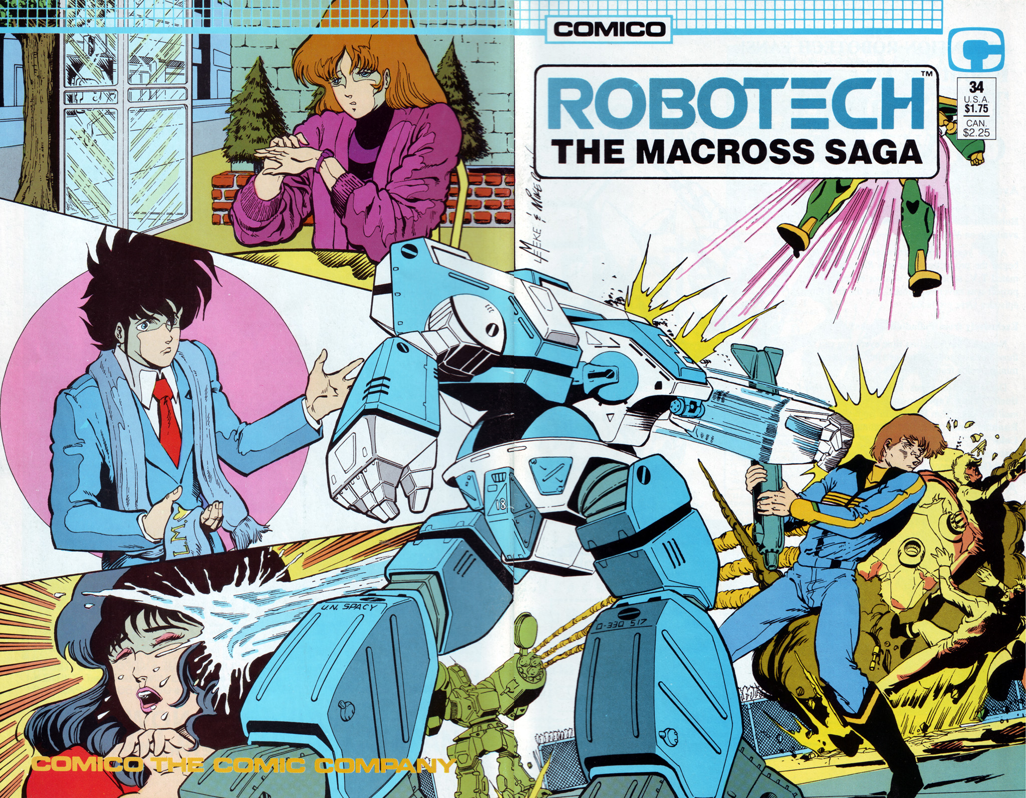 Read online Robotech The Macross Saga comic -  Issue #34 - 1