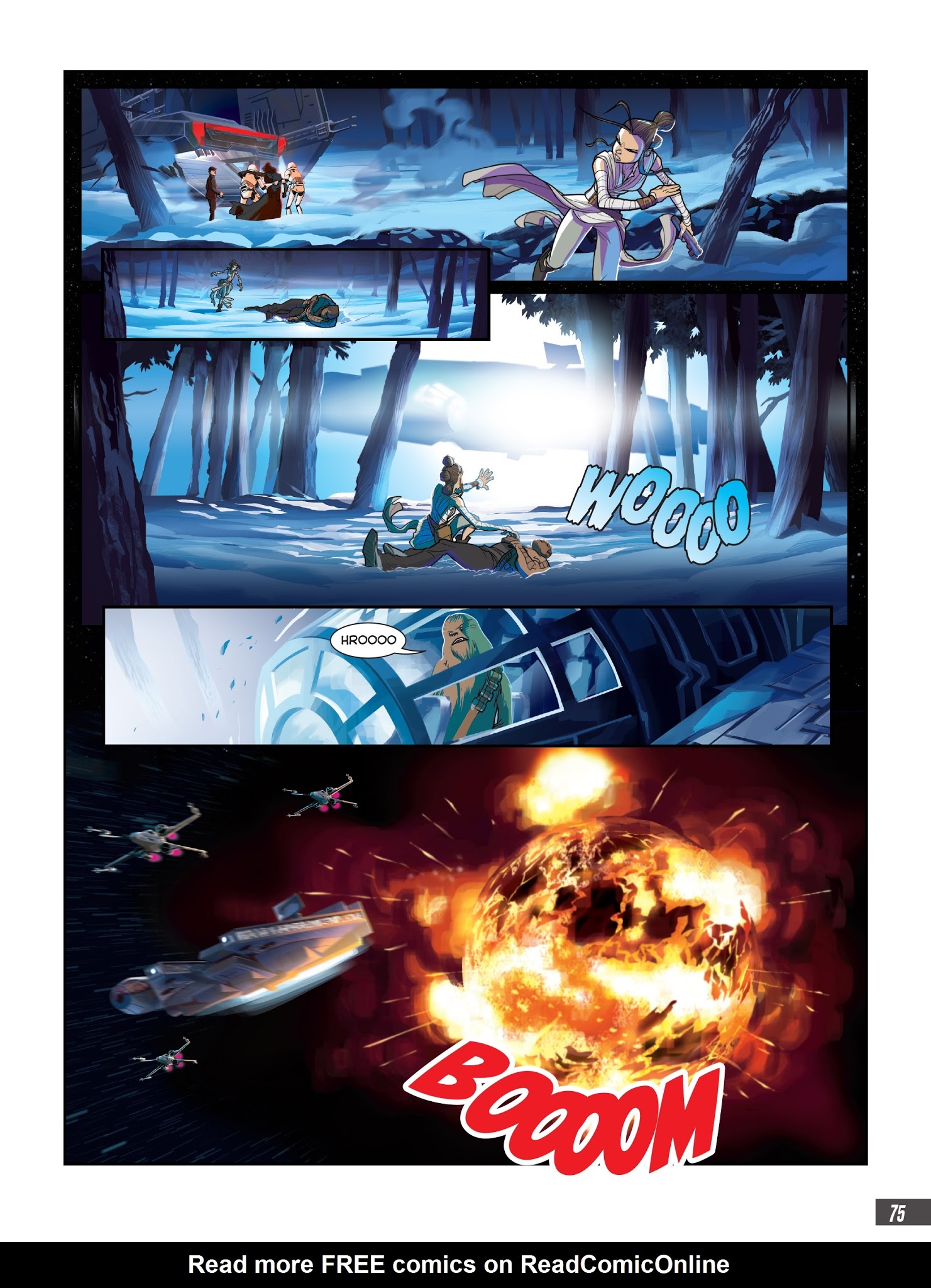 Read online Star Wars: The Force Awakens Graphic Novel Adaptation comic -  Issue # Full - 74
