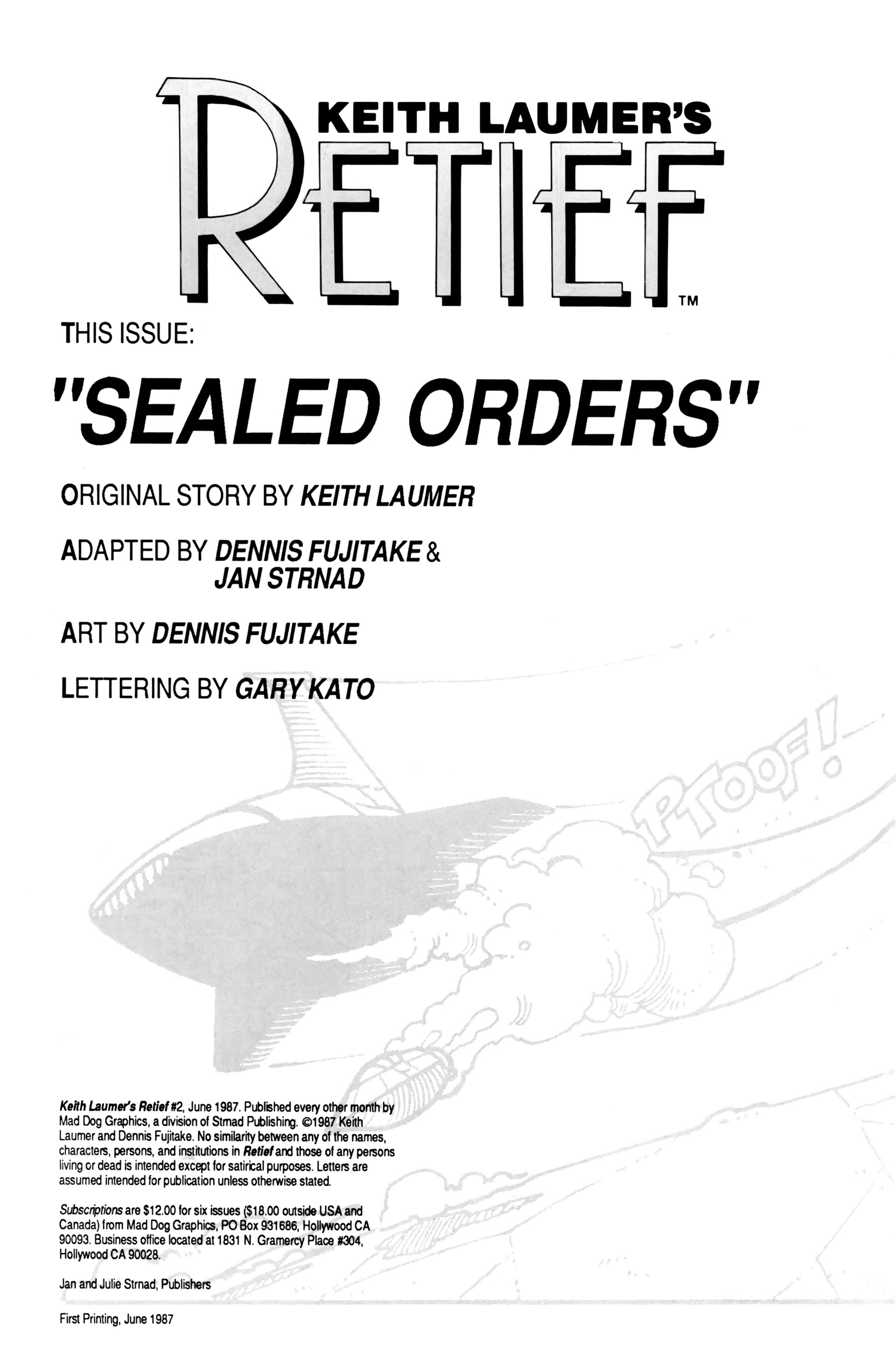 Read online Retief (1987) comic -  Issue #2 - 2