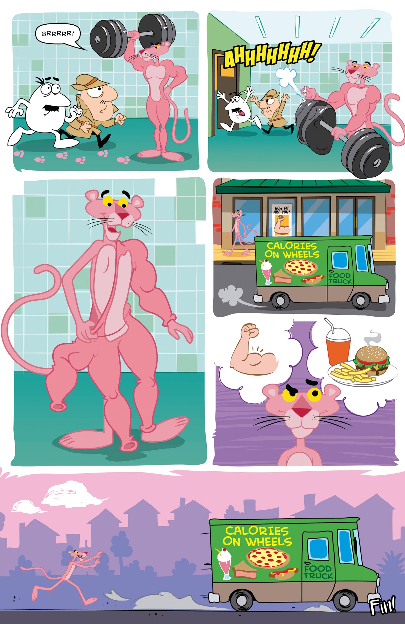 Read online Pink Panther vs. The Inspector comic -  Issue # Full - 14