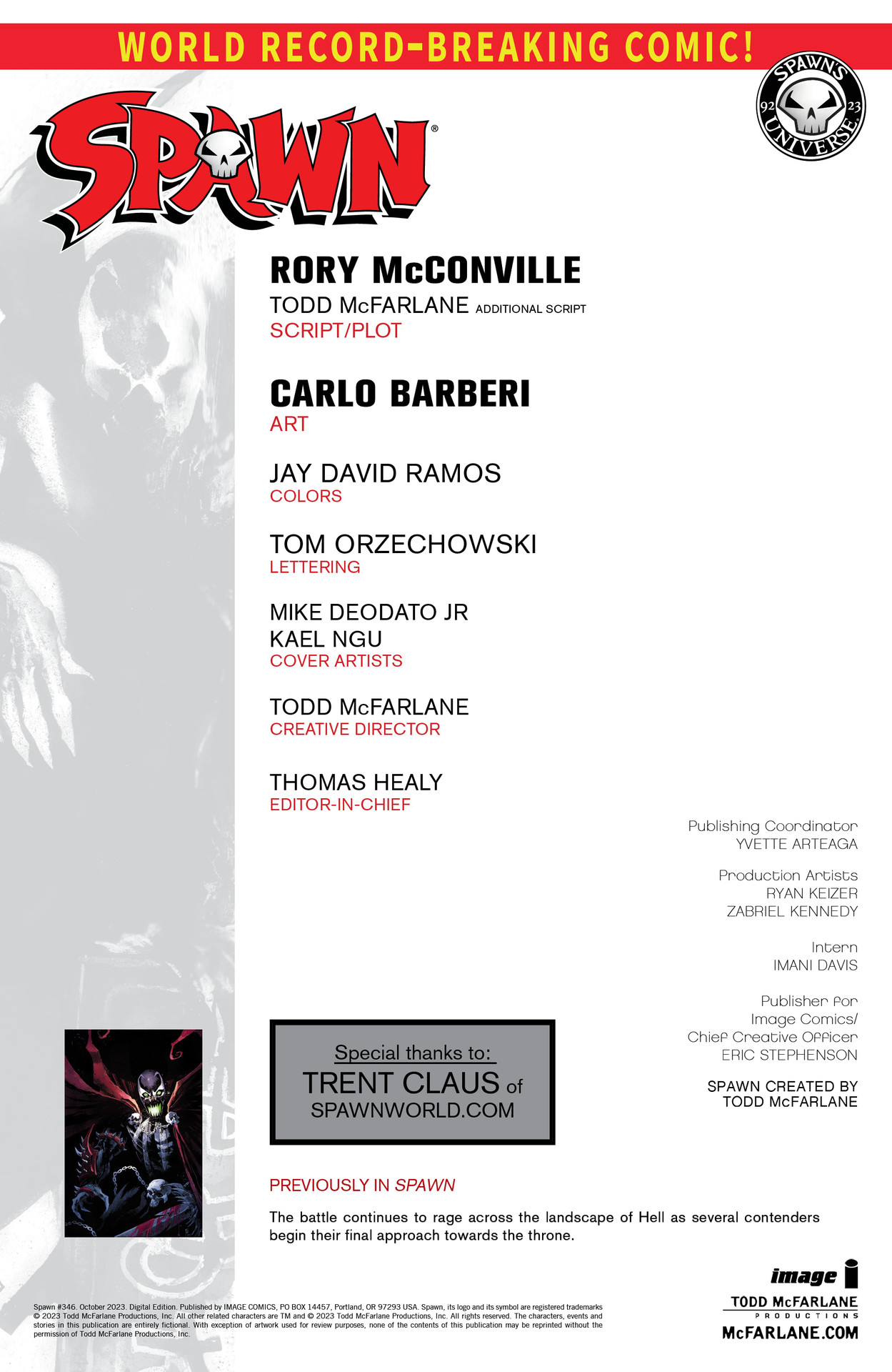 Read online Spawn comic -  Issue #346 - 4