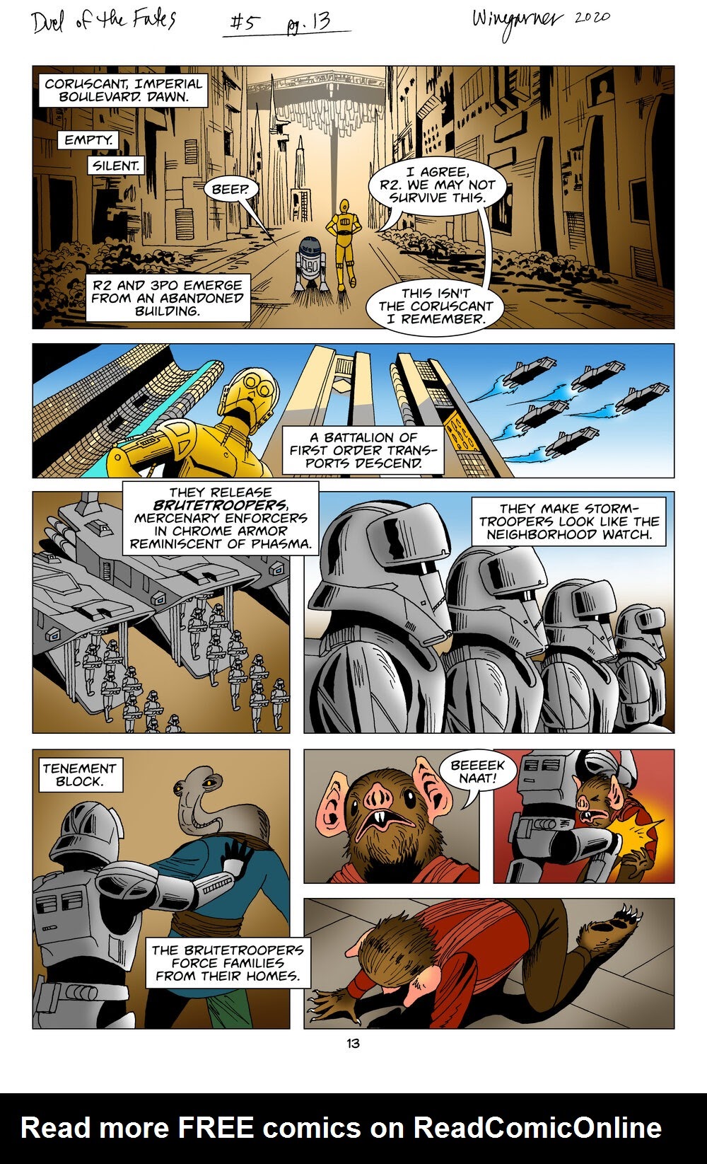 Read online Star Wars: Duel of the Fates comic -  Issue #5 - 14