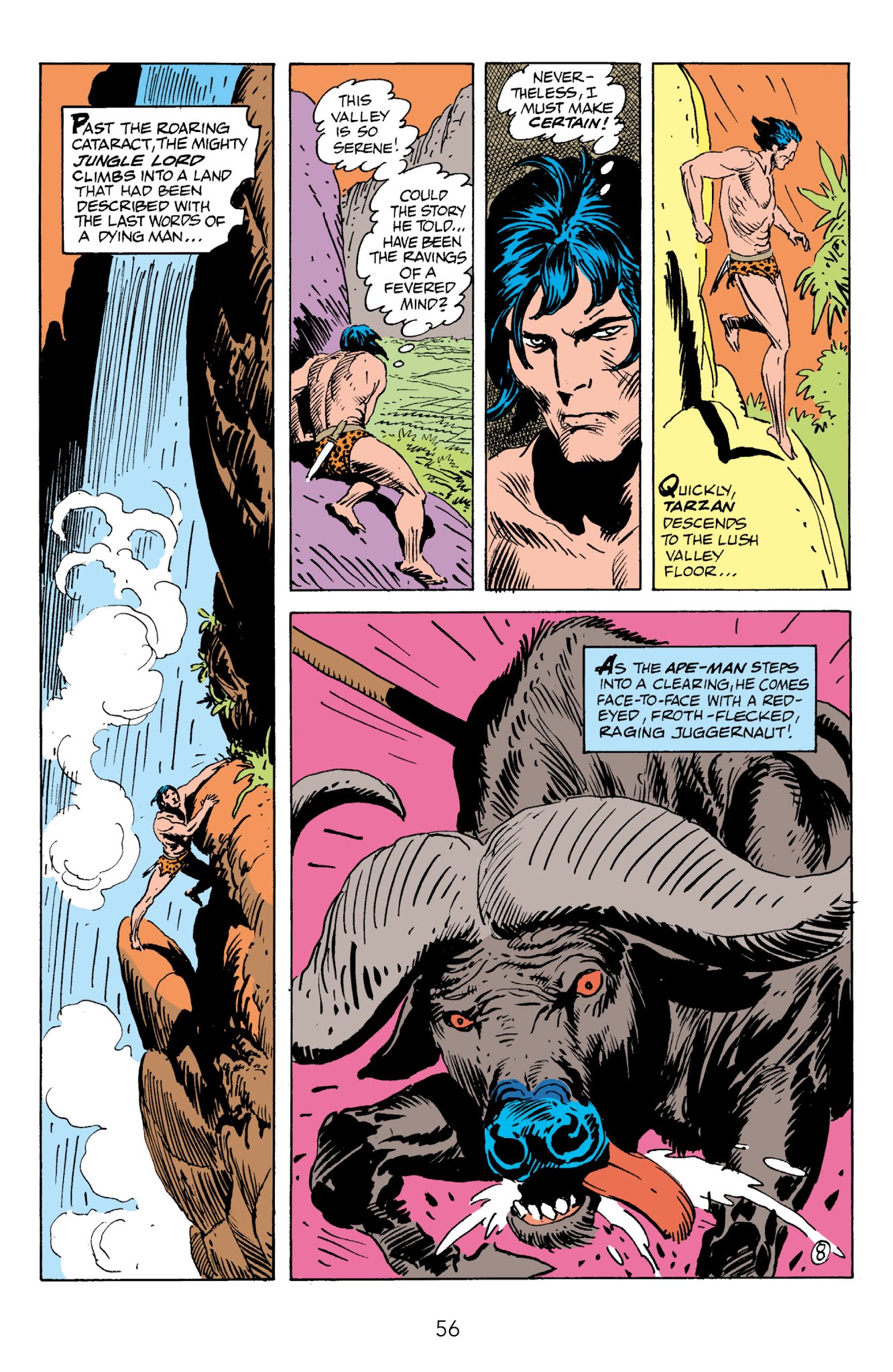 Read online Edgar Rice Burroughs' Tarzan The Joe Kubert Years comic -  Issue # TPB 2 (Part 1) - 57