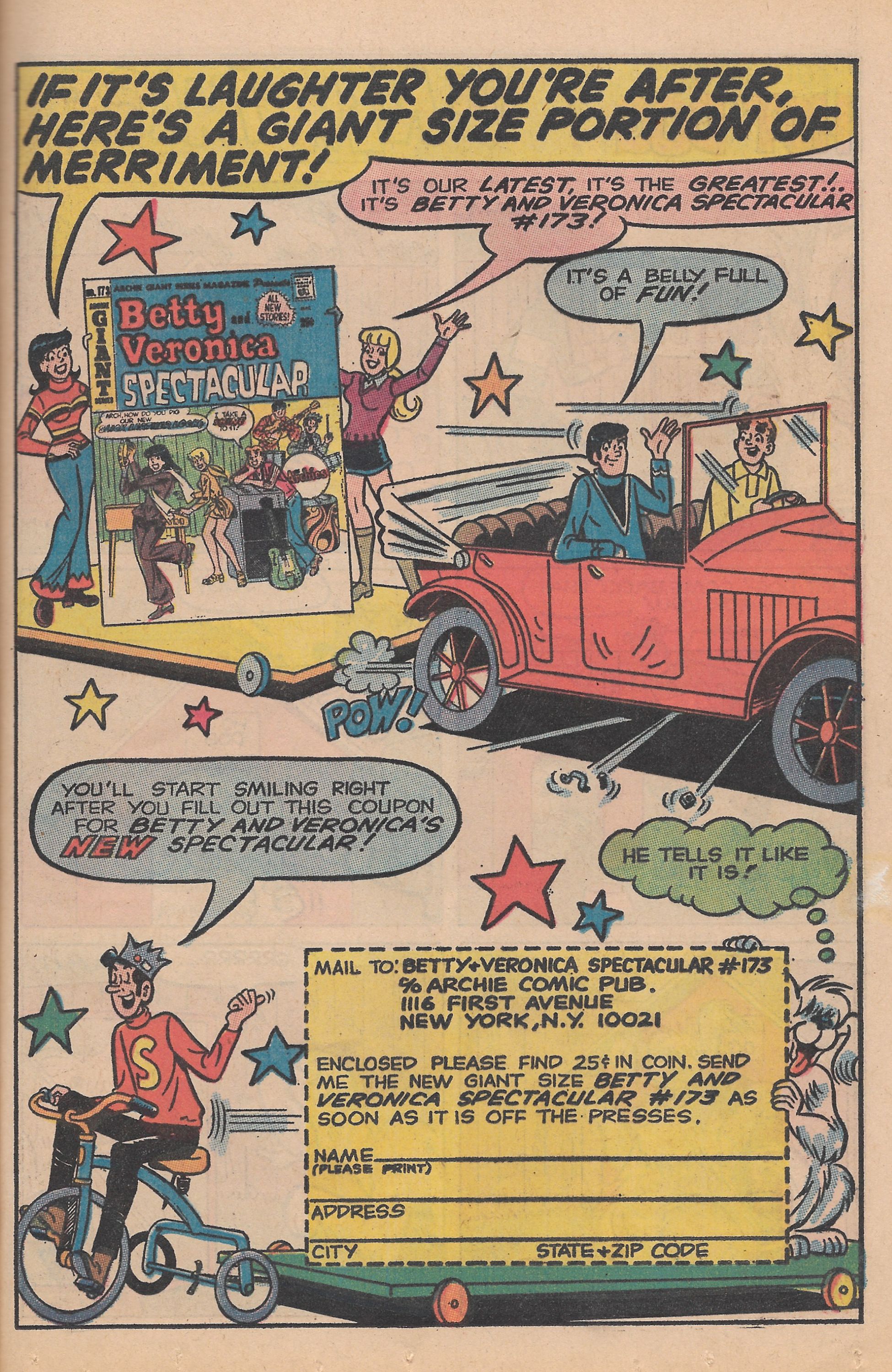 Read online Jughead's Jokes comic -  Issue #18 - 49