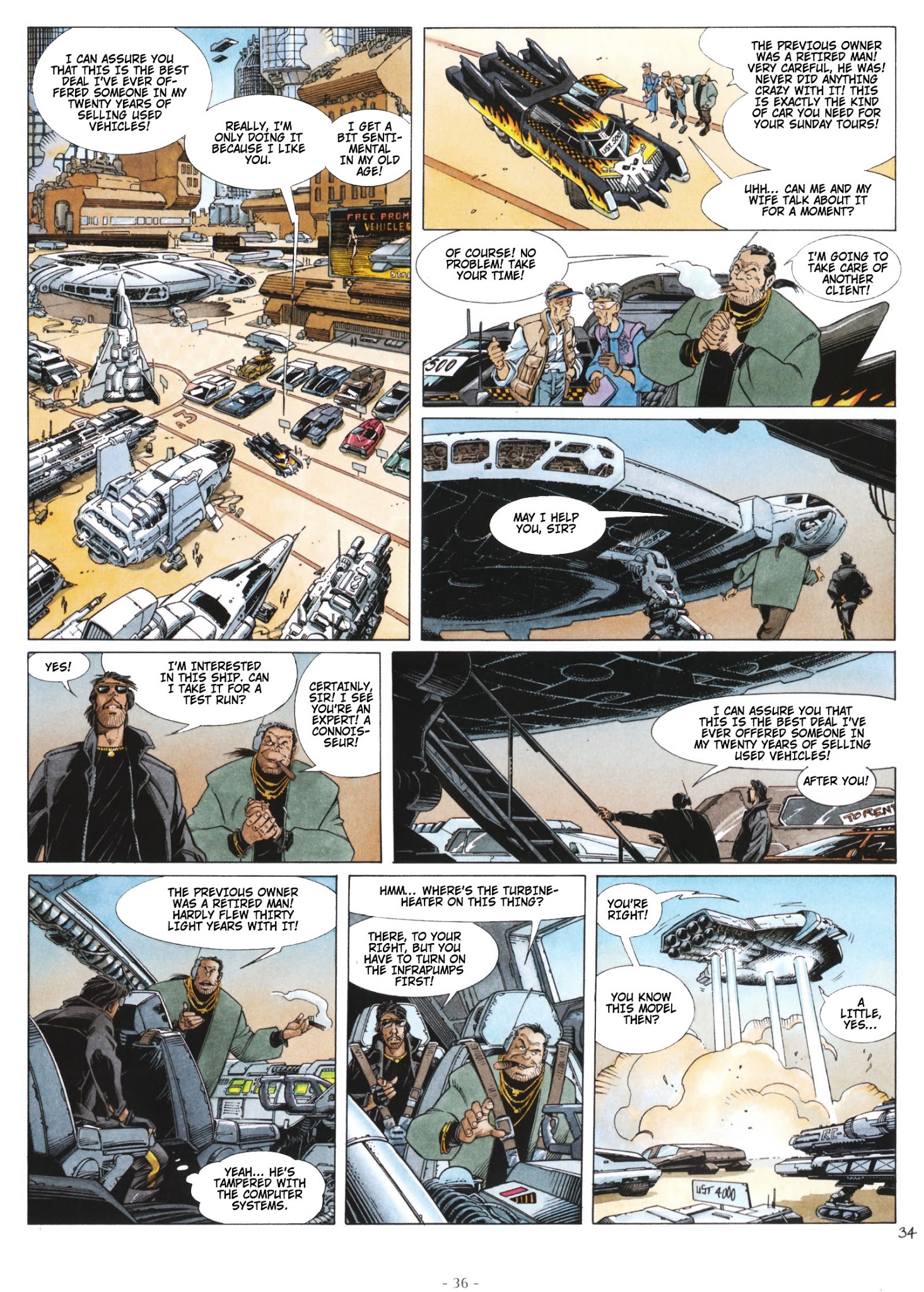 Read online Aquablue comic -  Issue #7 - 37