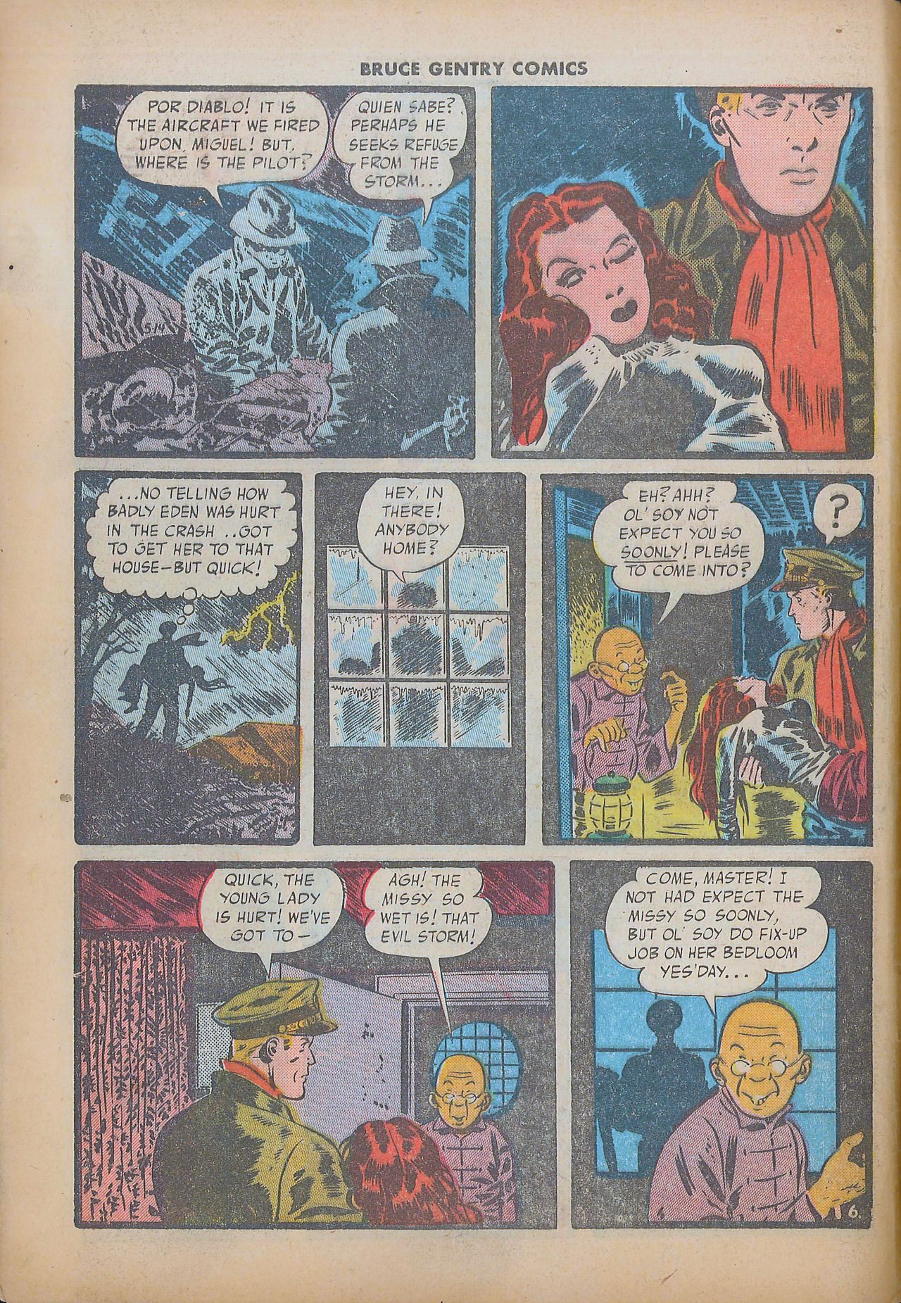 Read online Bruce Gentry comic -  Issue #2 - 8