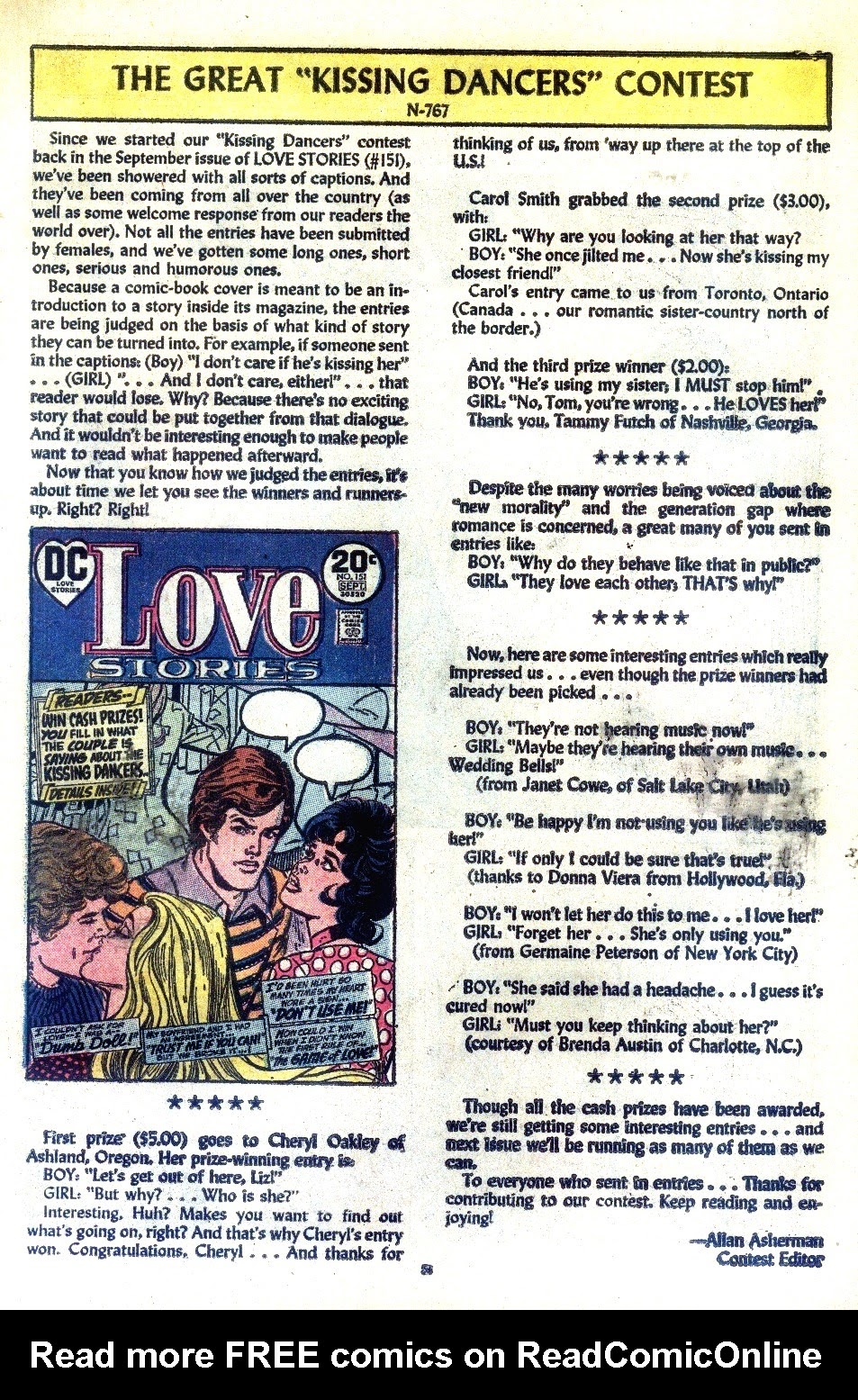 Read online Young Love (1963) comic -  Issue #107 - 51