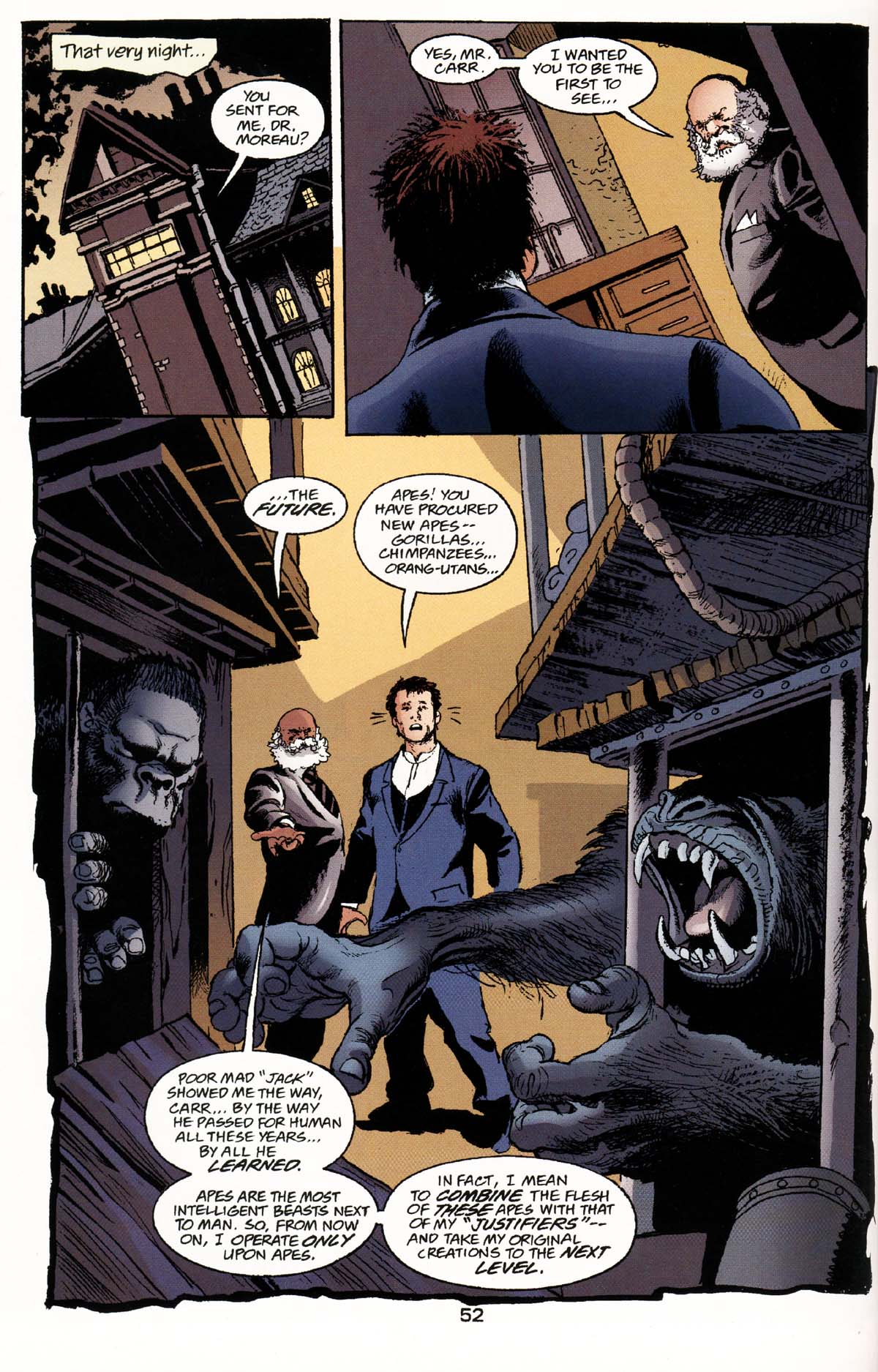 Read online JLA: The Island of Doctor Moreau comic -  Issue # Full - 54