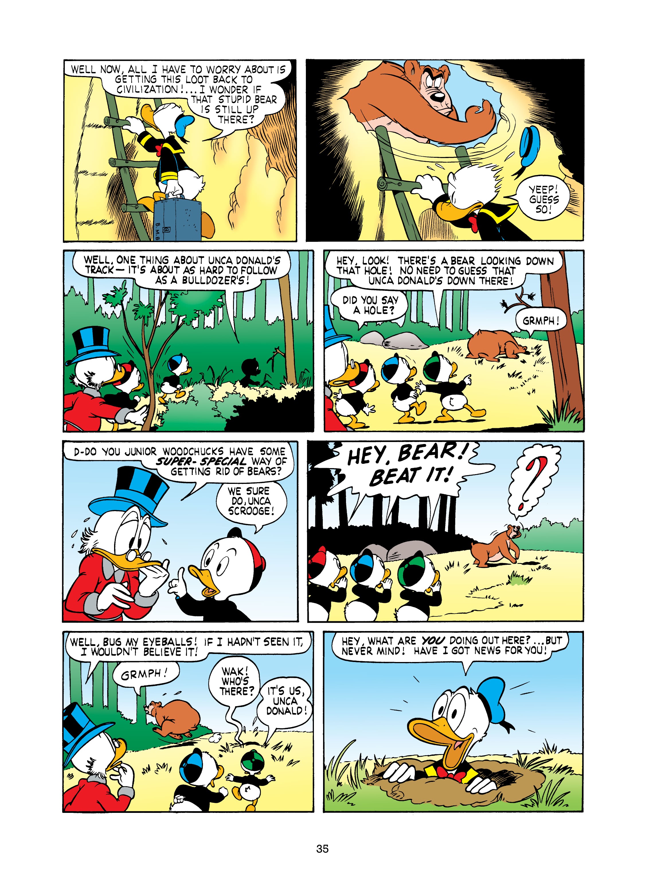 Read online Walt Disney's Uncle Scrooge & Donald Duck: Bear Mountain Tales comic -  Issue # TPB (Part 1) - 35