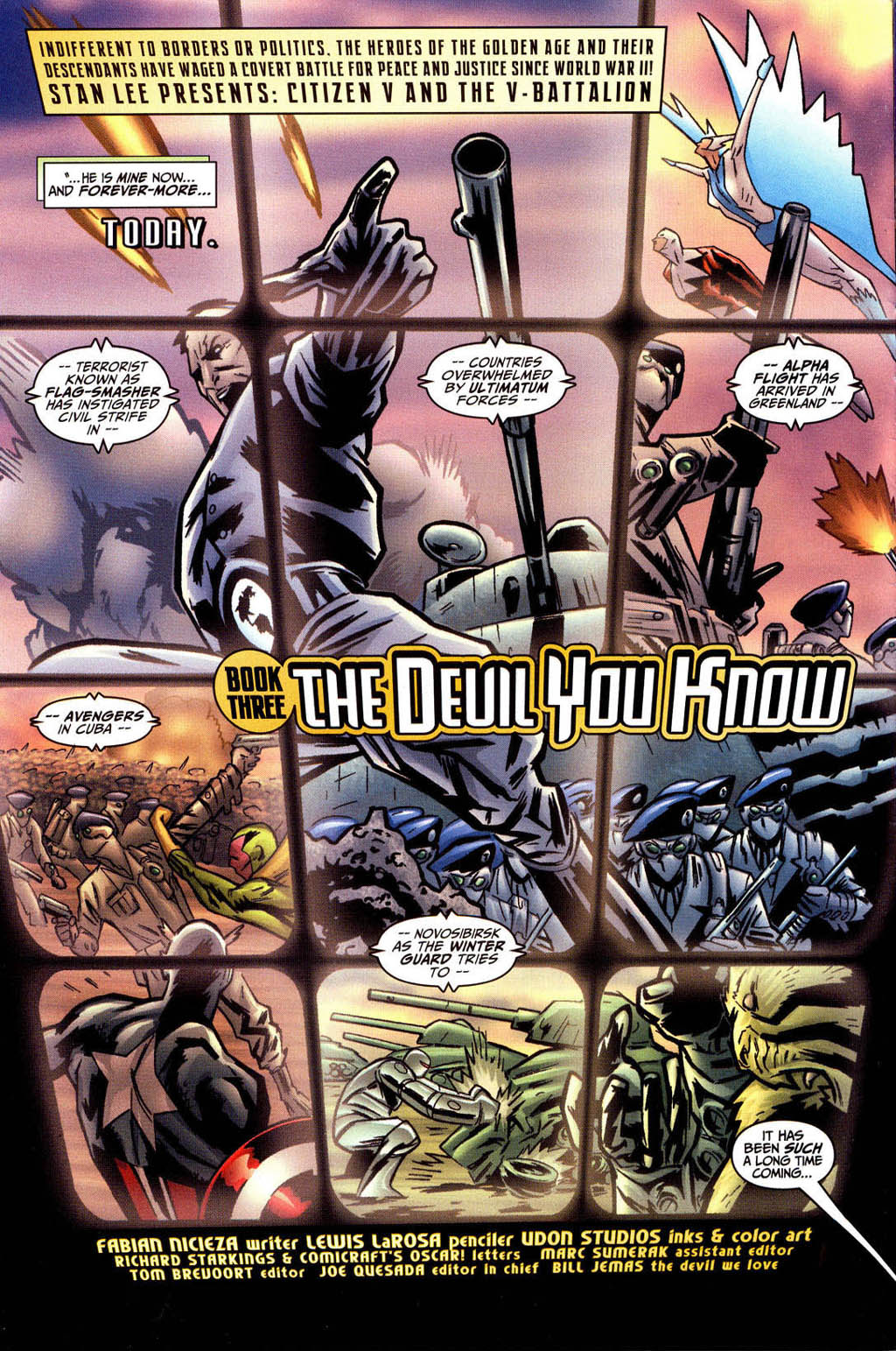 Read online Citizen V and the V-Battalion: The Everlasting comic -  Issue #3 - 5