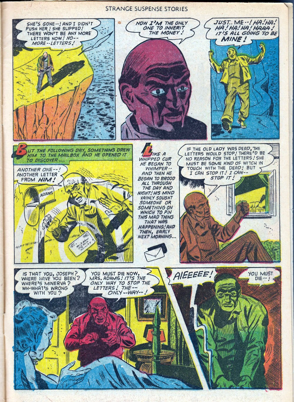 Read online Strange Suspense Stories (1952) comic -  Issue #5 - 33