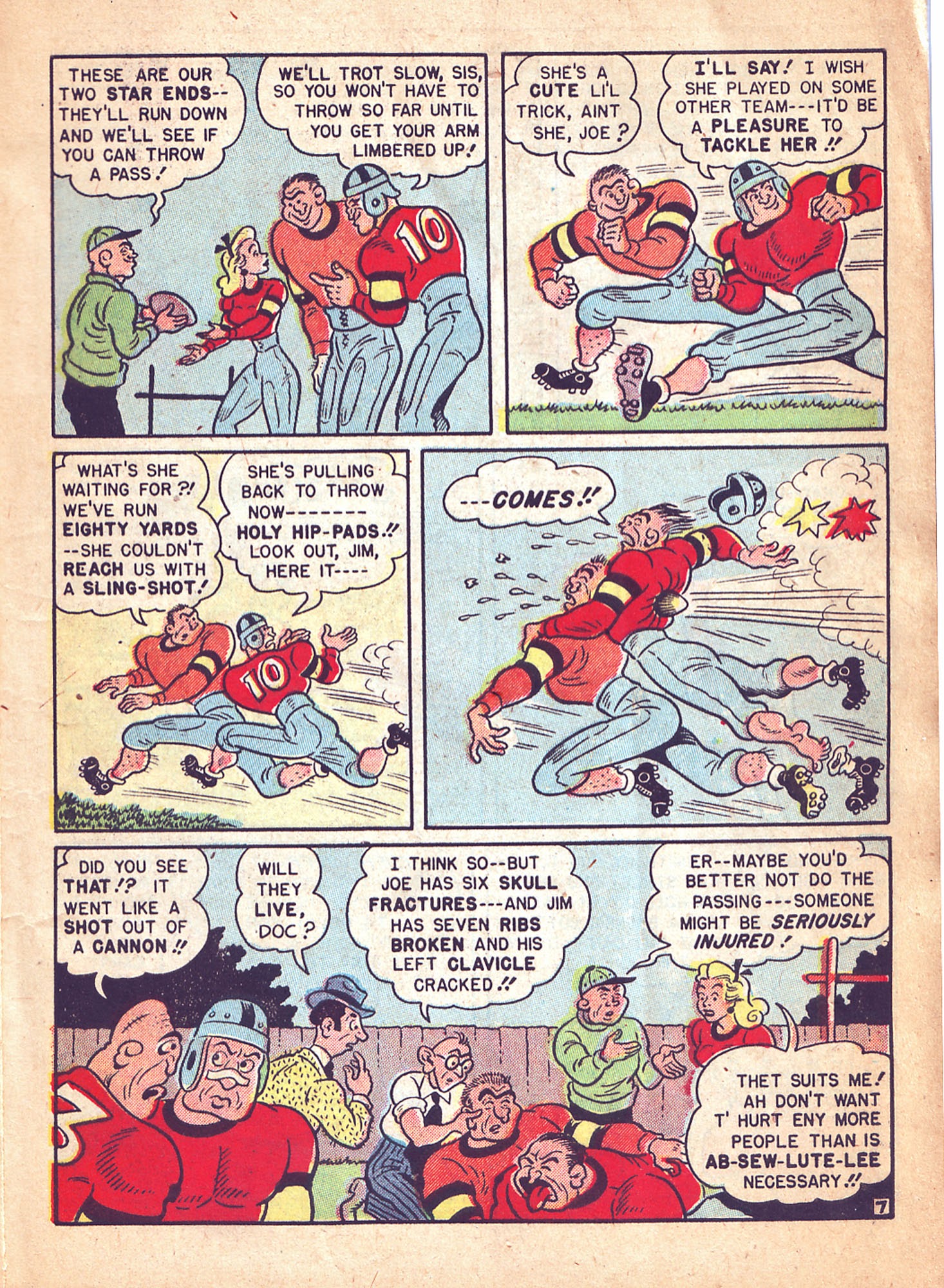 Read online Babe (1948) comic -  Issue #4 - 9