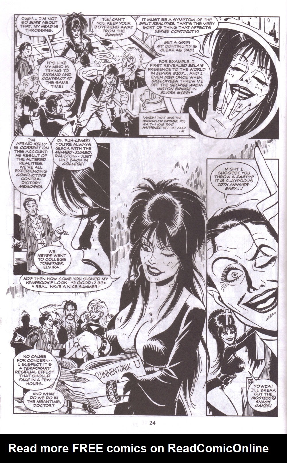 Read online Elvira, Mistress of the Dark comic -  Issue #121 - 26