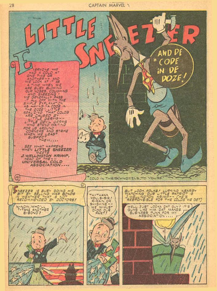 Read online Captain Marvel Adventures comic -  Issue #27 - 28