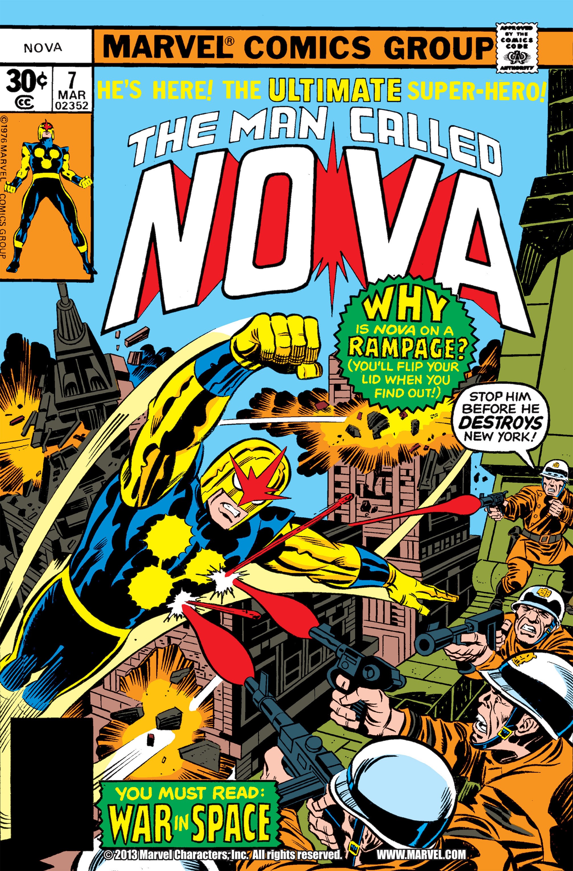 Read online Nova (1976) comic -  Issue #7 - 1