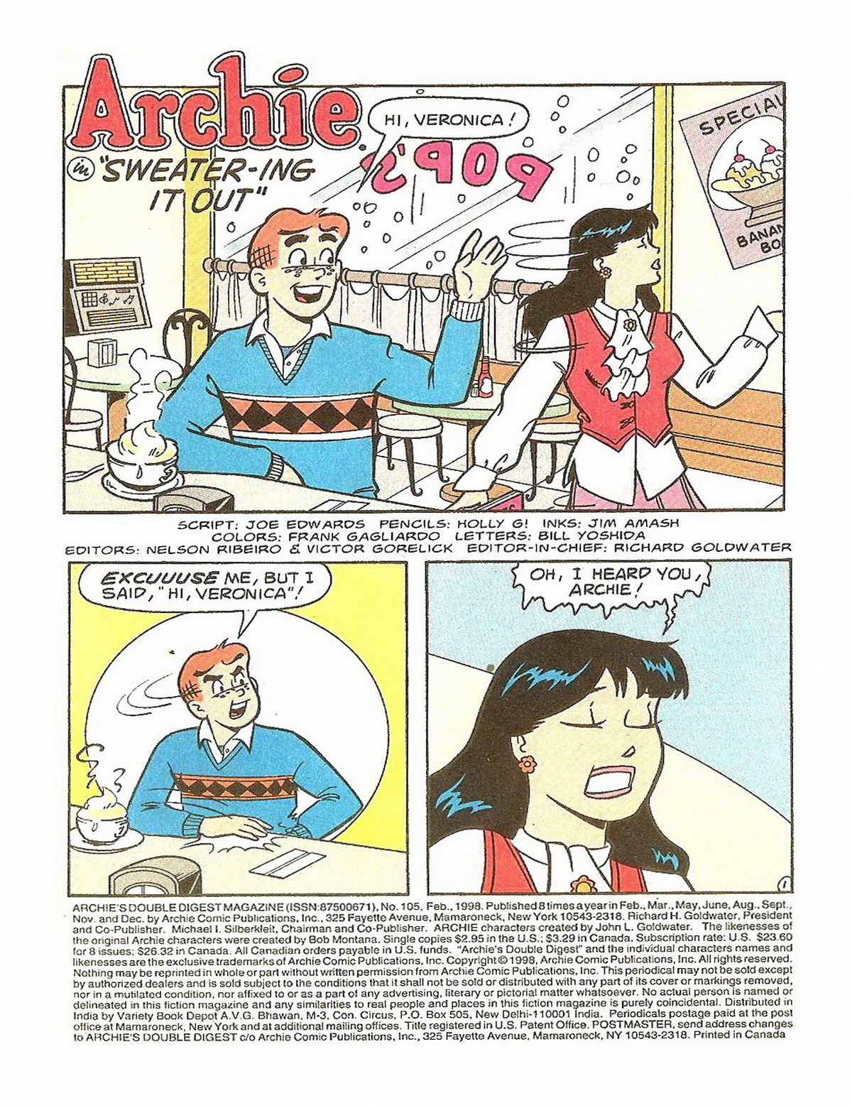 Read online Archie's Double Digest Magazine comic -  Issue #105 - 3