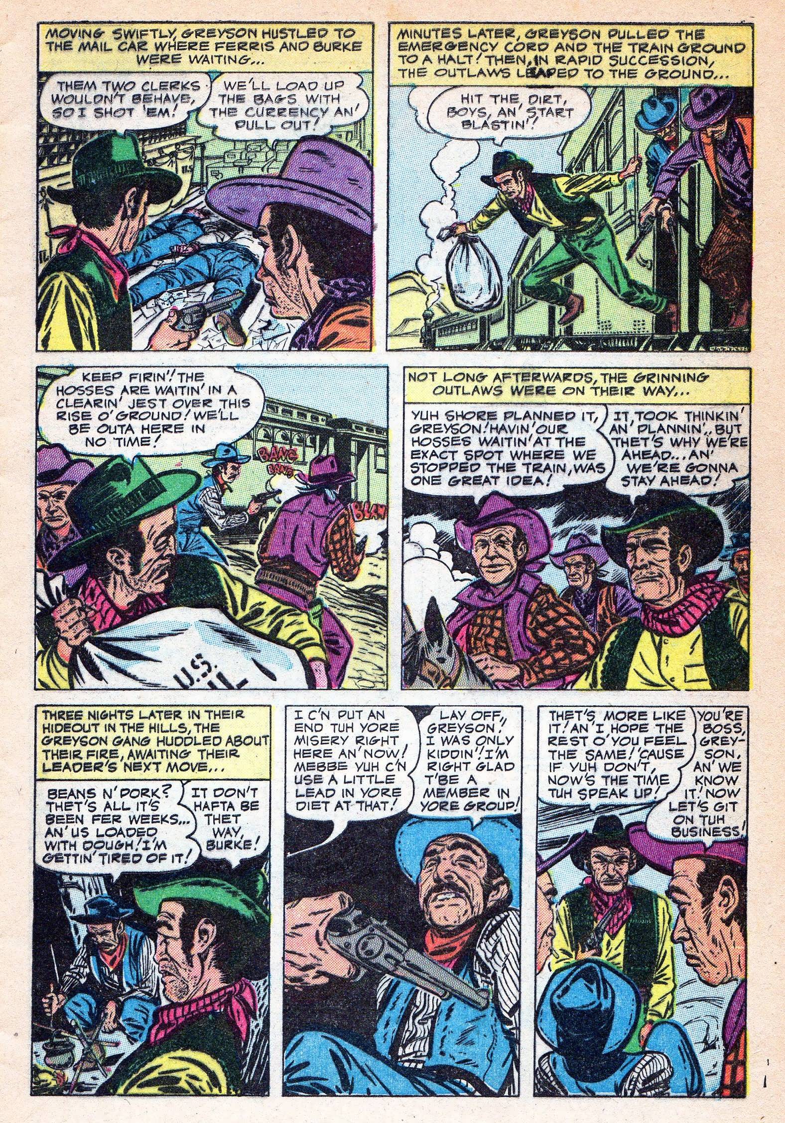Read online Western Outlaws (1954) comic -  Issue #3 - 5
