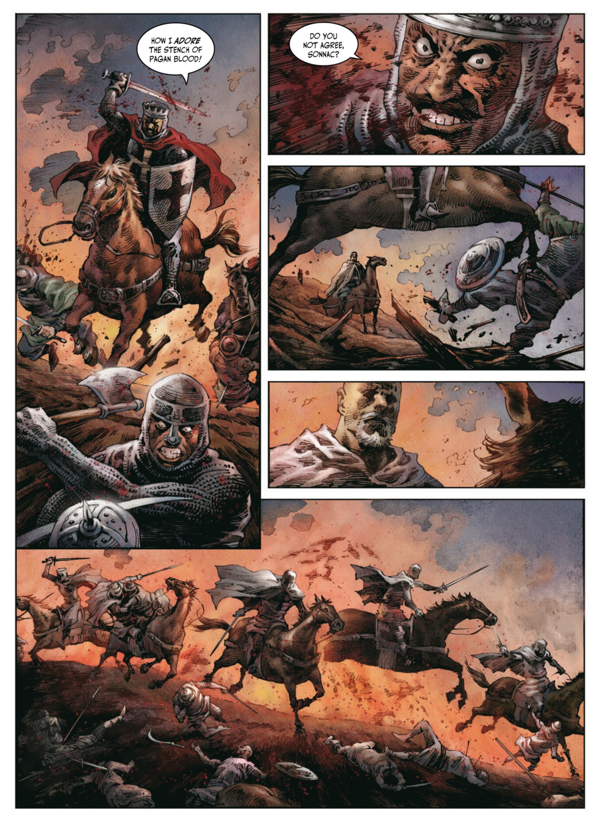 Read online Crusades comic -  Issue #3 - 34