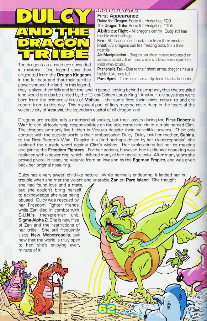 Read online Sonic the Hedgehog: The Complete Sonic Comic Encyclopedia comic -  Issue # TPB - 64