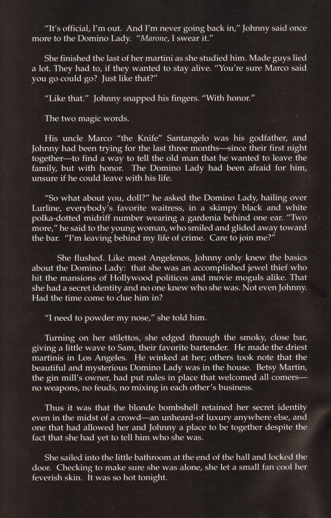 Read online Domino Lady Noir comic -  Issue # Full - 4