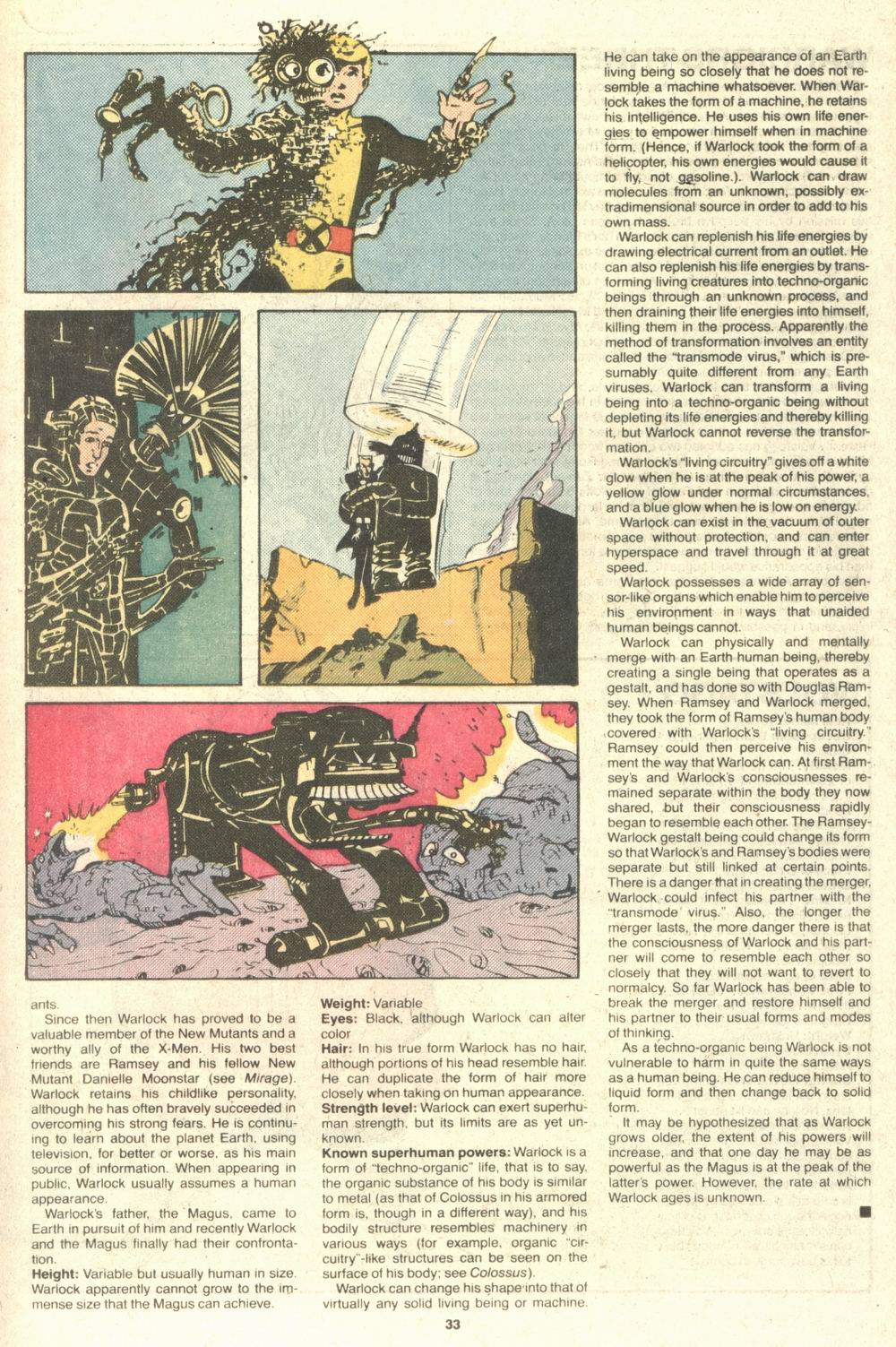 Read online The Official Handbook of the Marvel Universe Deluxe Edition comic -  Issue #14 - 35