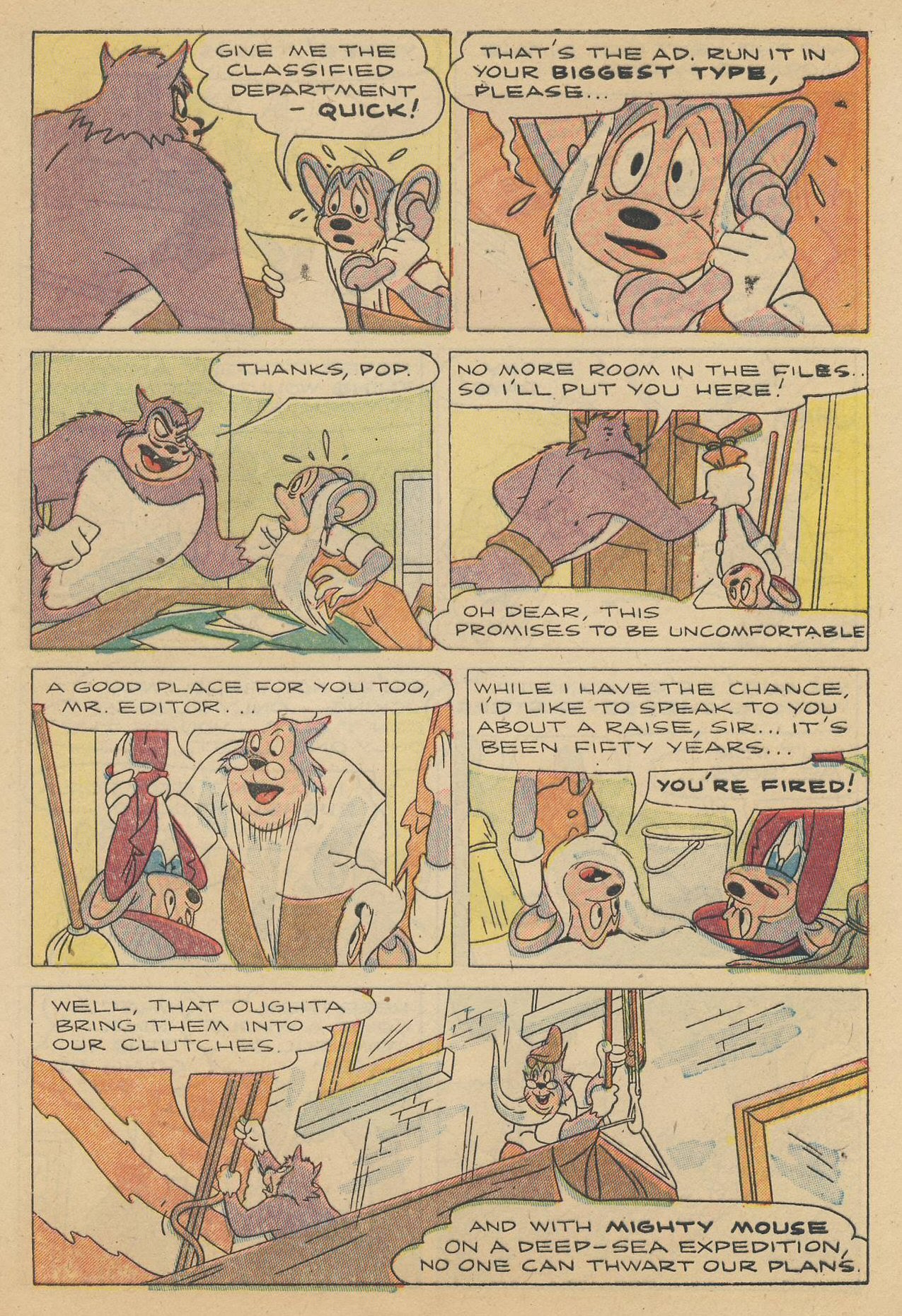 Read online Paul Terry's Mighty Mouse Comics comic -  Issue #45 - 5