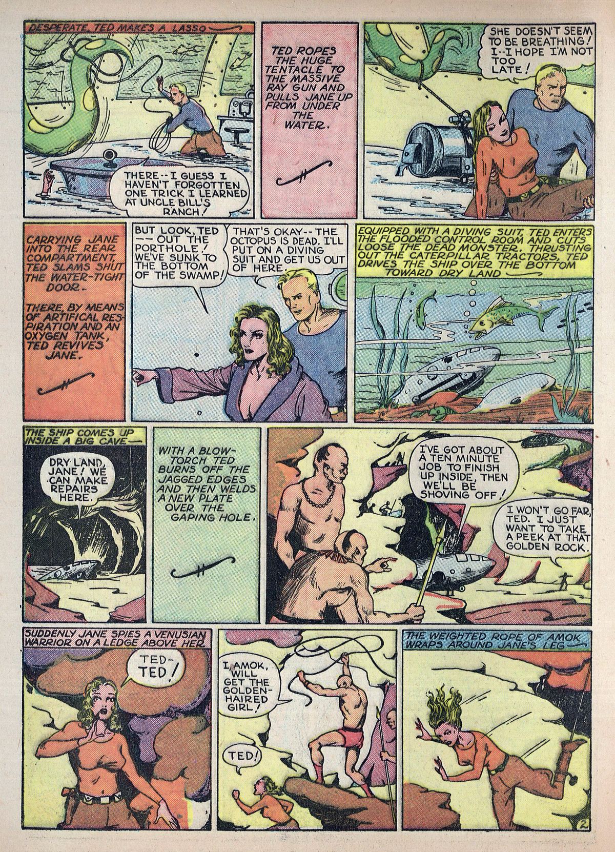 Read online Exciting Comics comic -  Issue #3 - 4