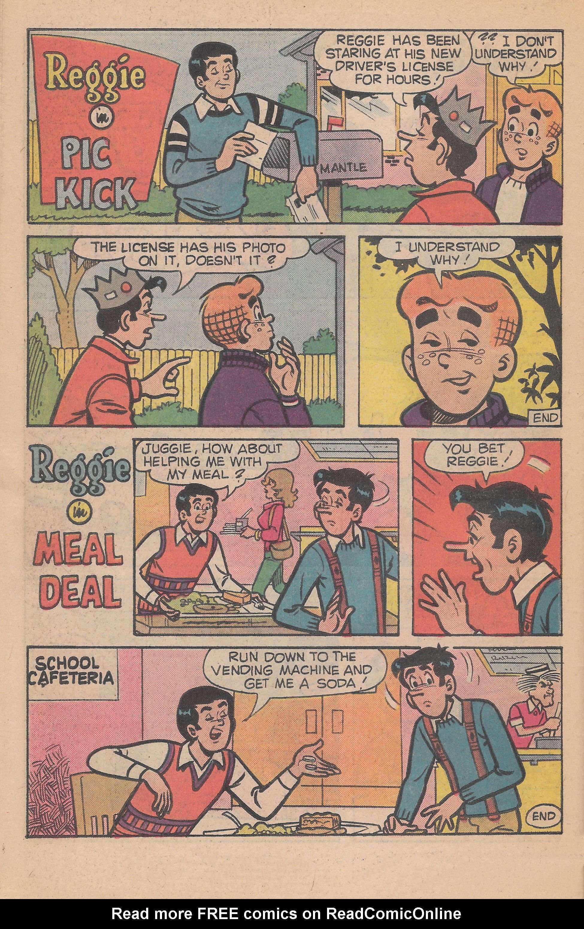 Read online Reggie's Wise Guy Jokes comic -  Issue #54 - 30