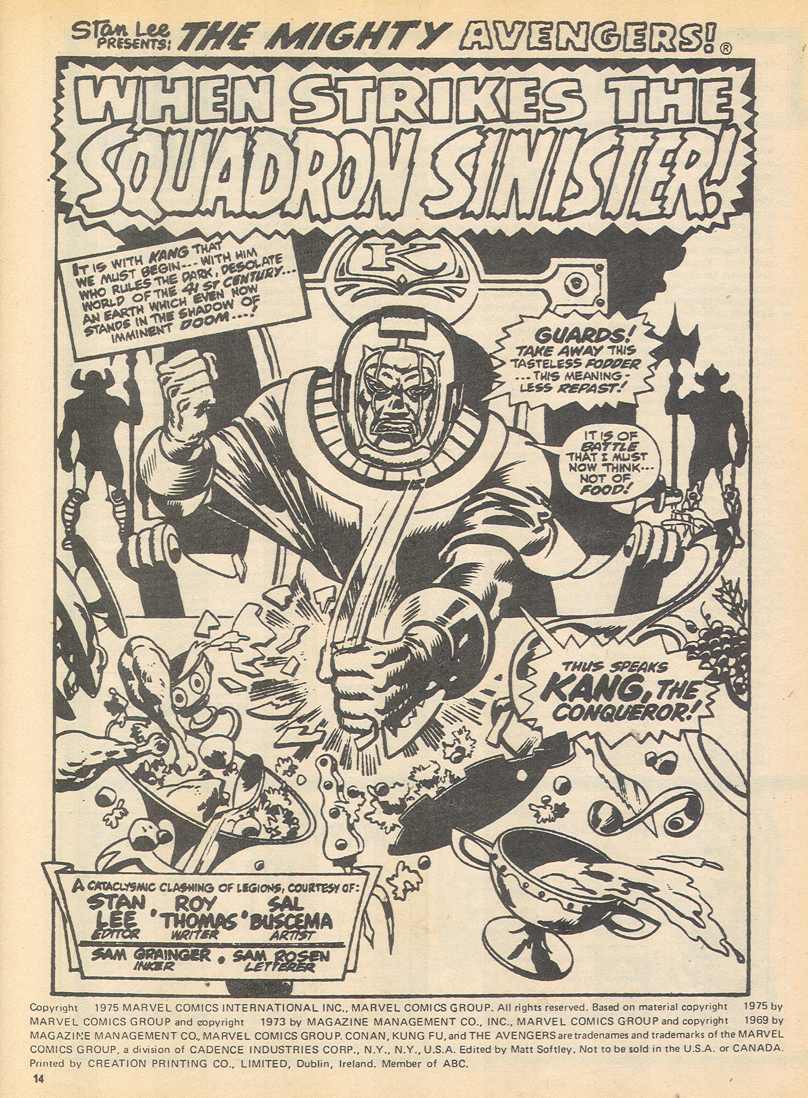 Read online The Avengers (1973) comic -  Issue #106 - 14