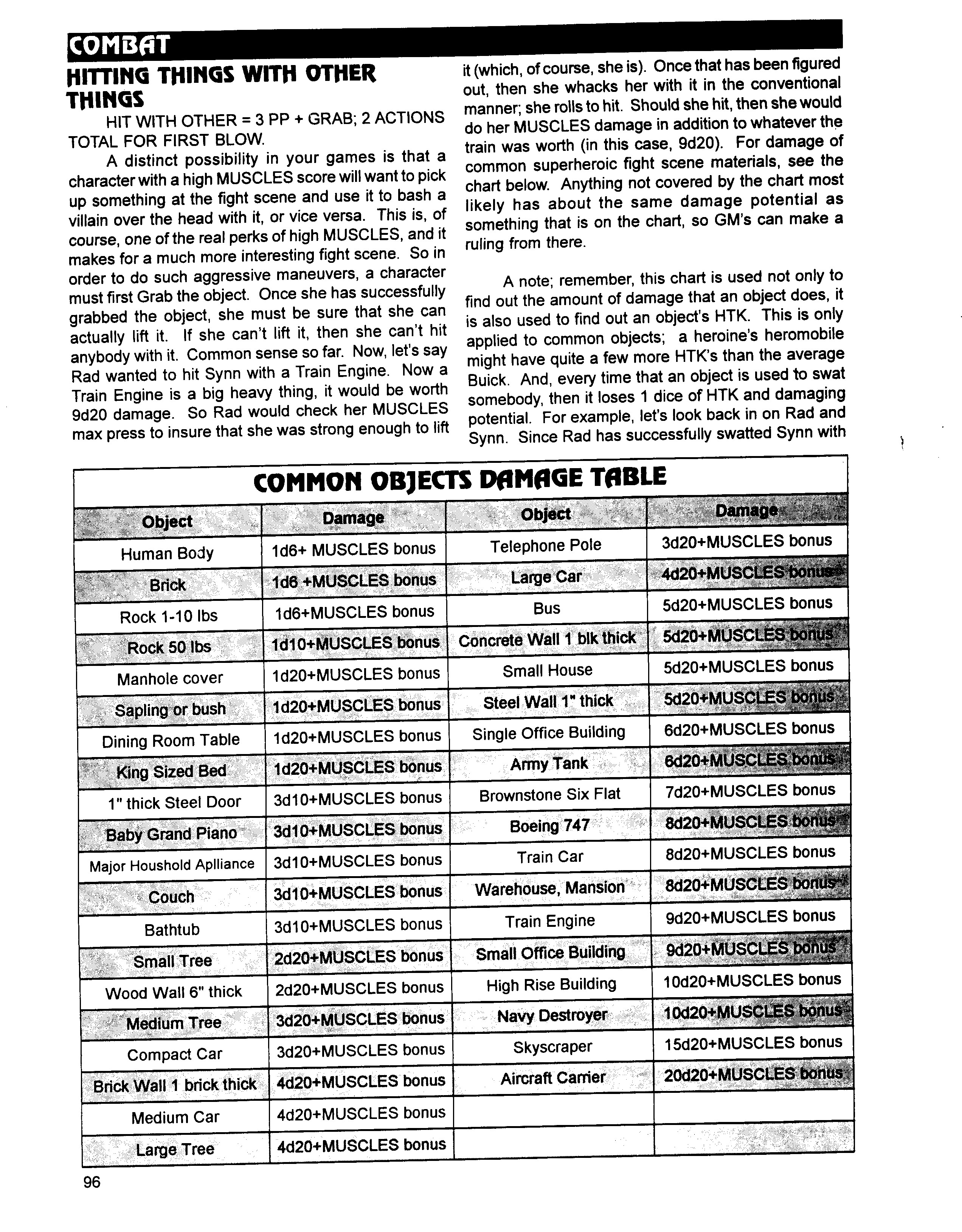 Read online Superbabes: The Femforce Role-Playing Game comic -  Issue # TPB - 98