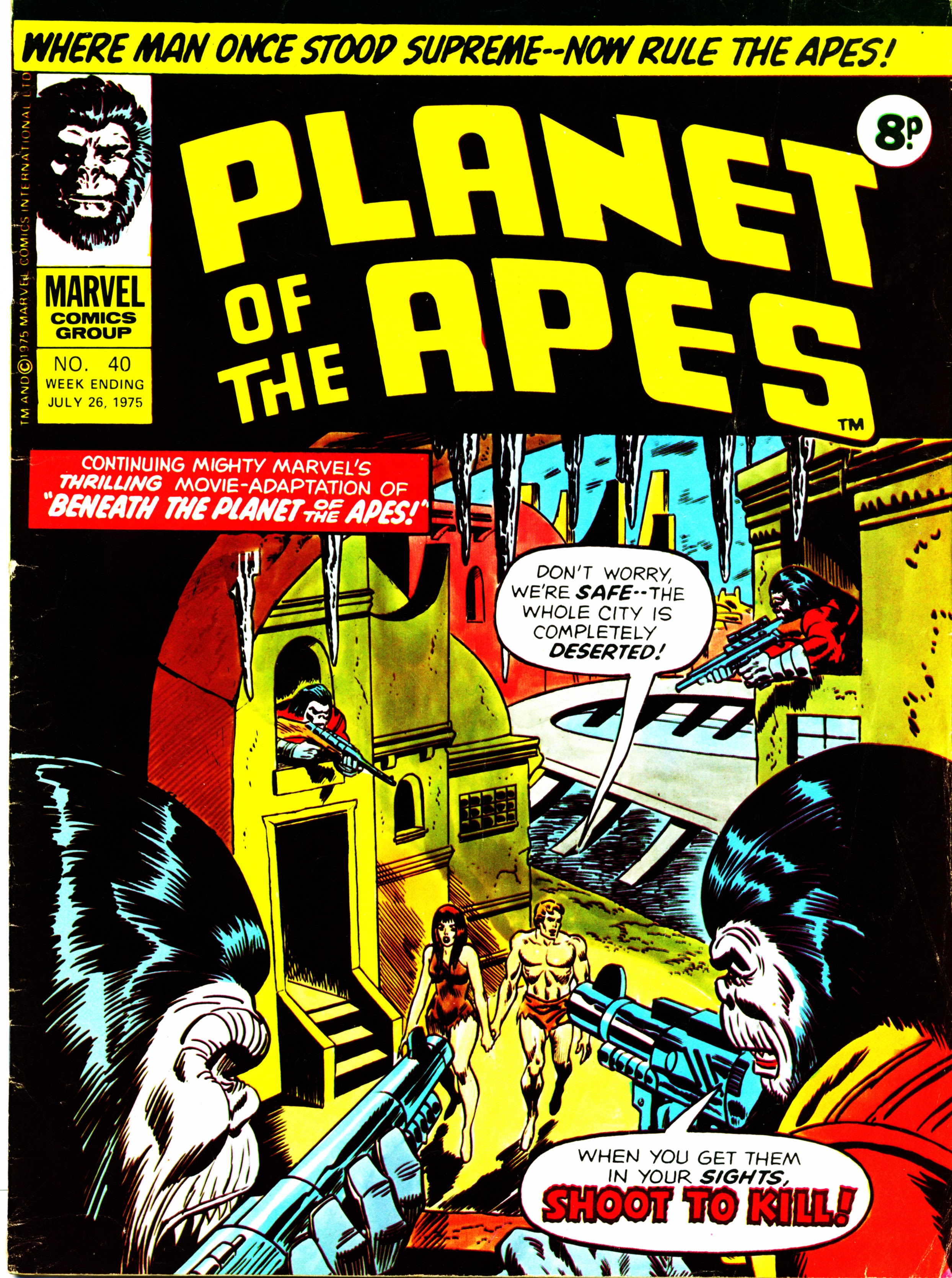 Read online Planet of the Apes (1974) comic -  Issue #40 - 1